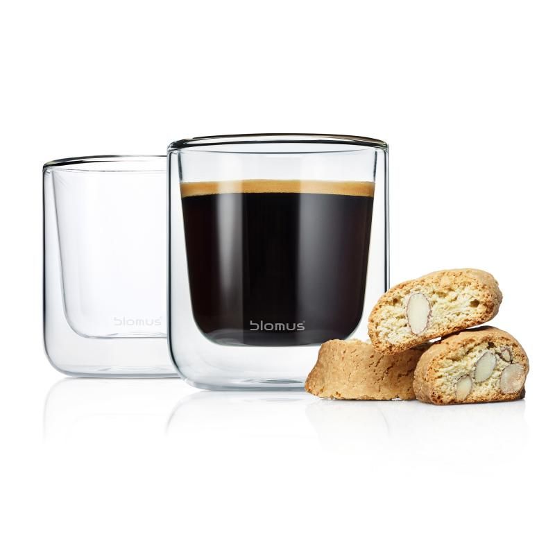 BLOMUS Doppelwandige Kaffeeglaeser Zubehoer Kaffeemaschinen