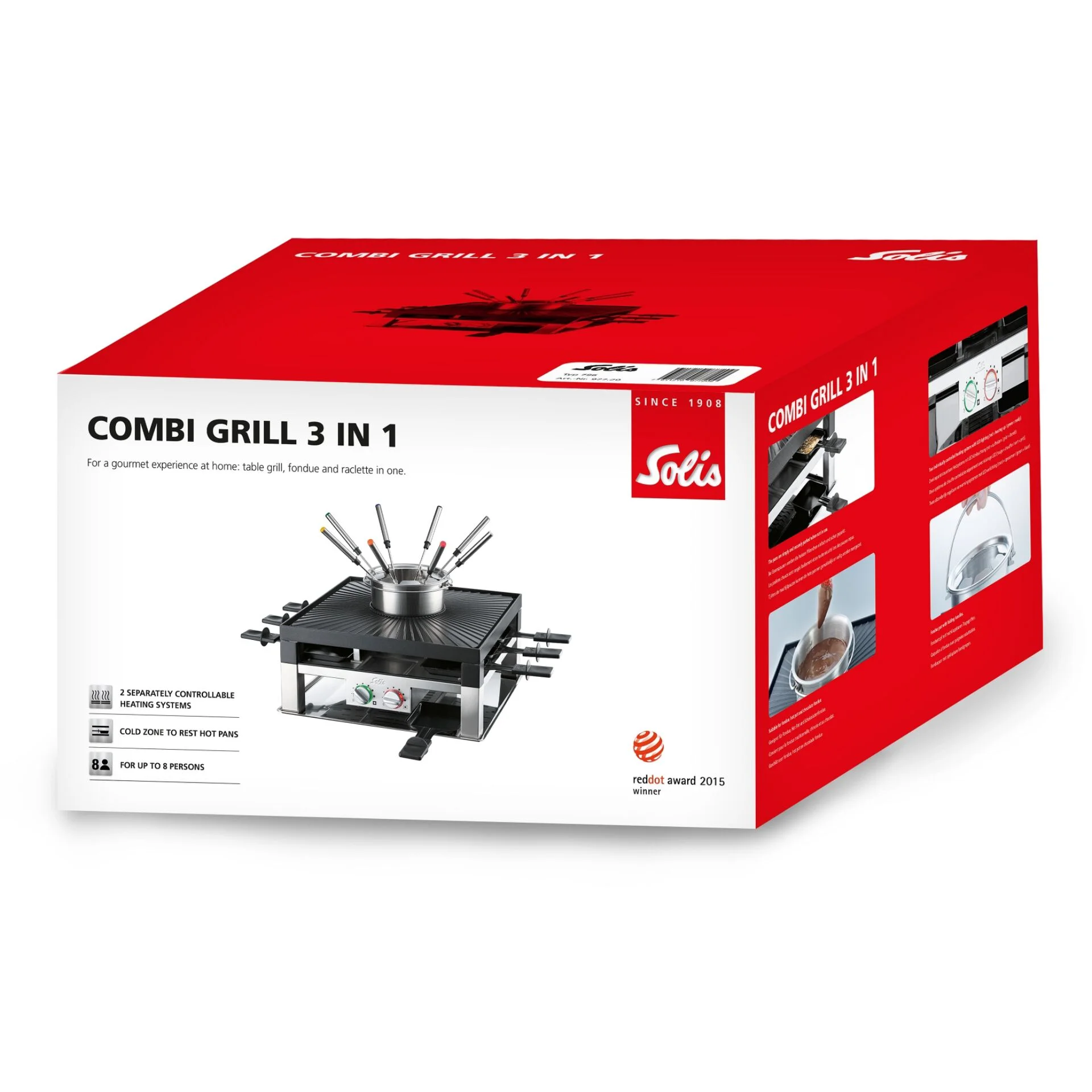Solis Combi Grill 3in1 796 Raclettes & Fondues