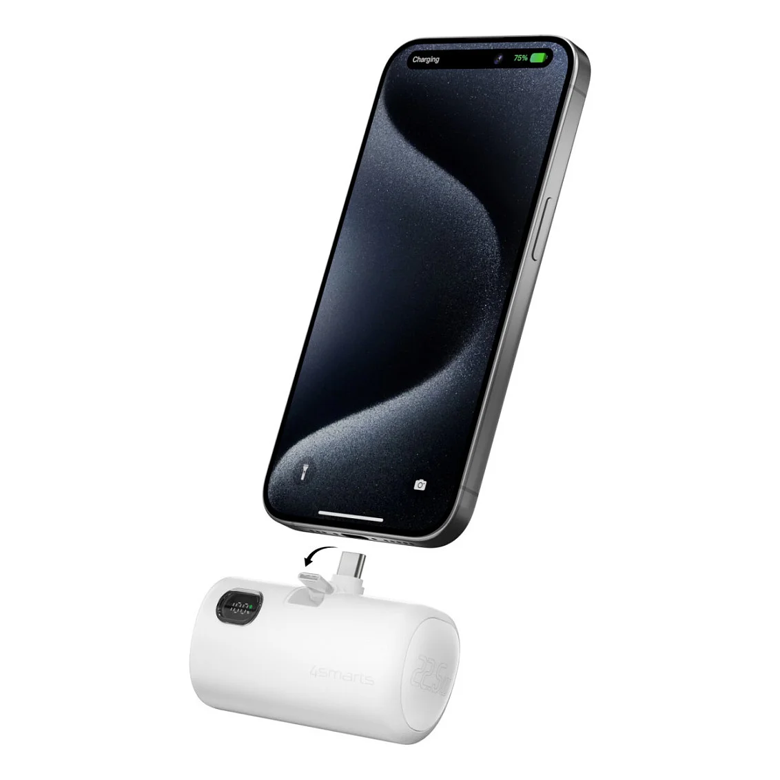 4SMARTS powerbank picofold 5000mah 22 5w  weiss Akkus Powerbanks & Kabel