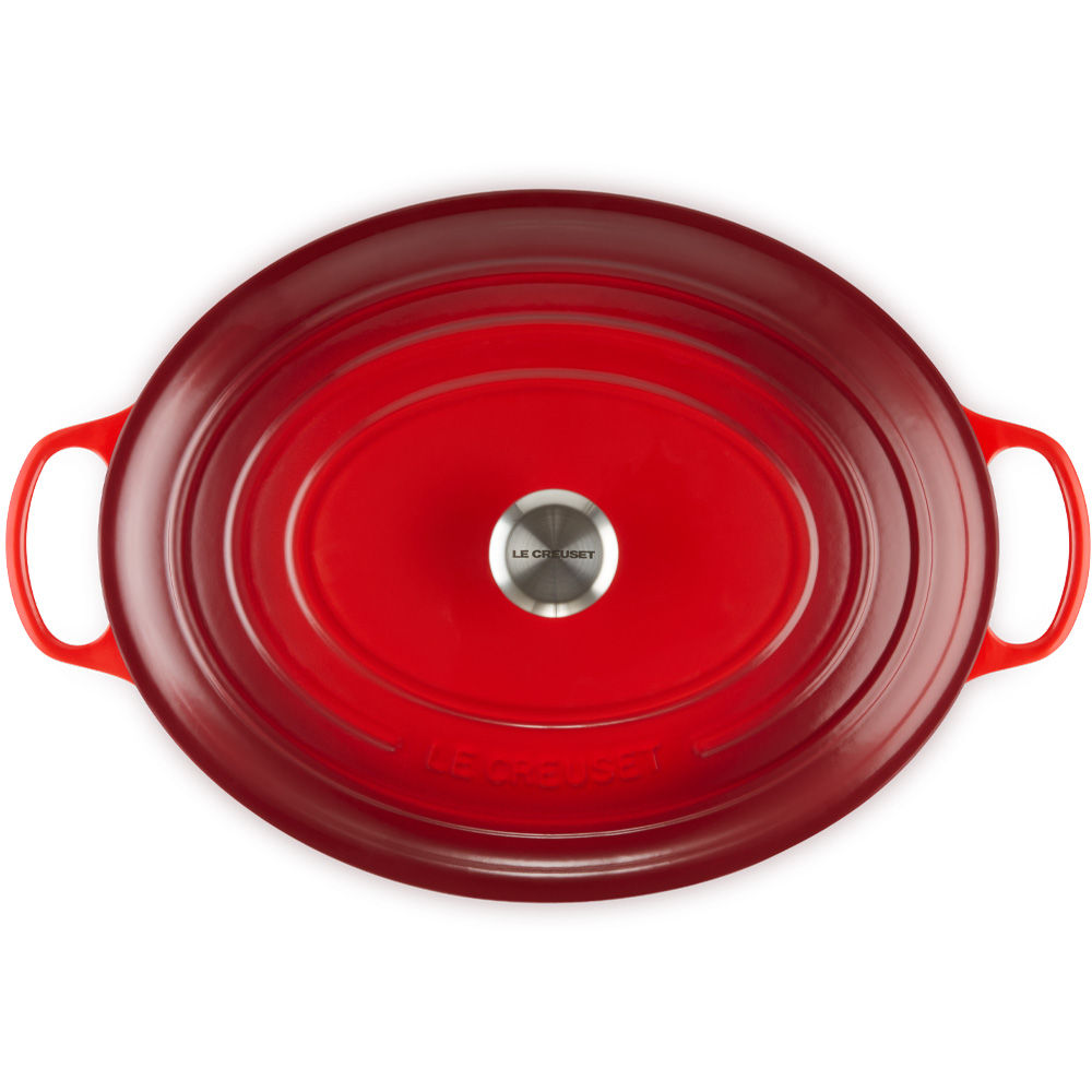 Le Creuset Braeter Signature  oval  40 cm  kirschrot Pfannen & Toepfe