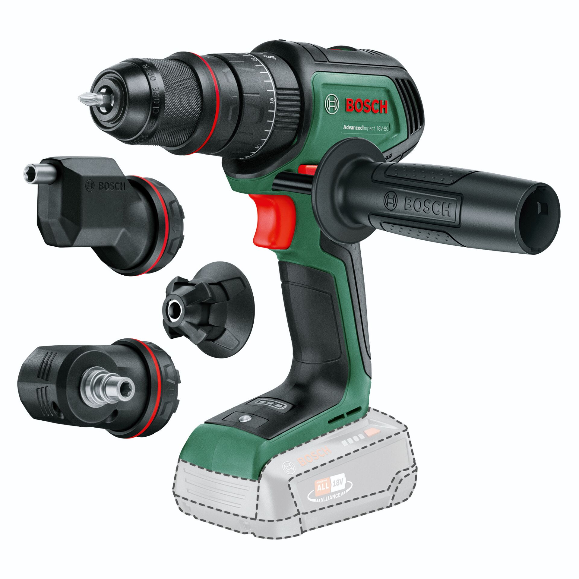 Bosch AdvancedImpact 18V Akku Schlagbohrmaschine Bohrer & Schrauber