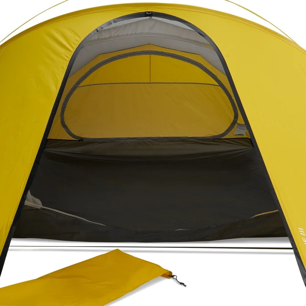 SALEWA 3 Personen Zelt Sierra Leone III  lunar rock gold Camping