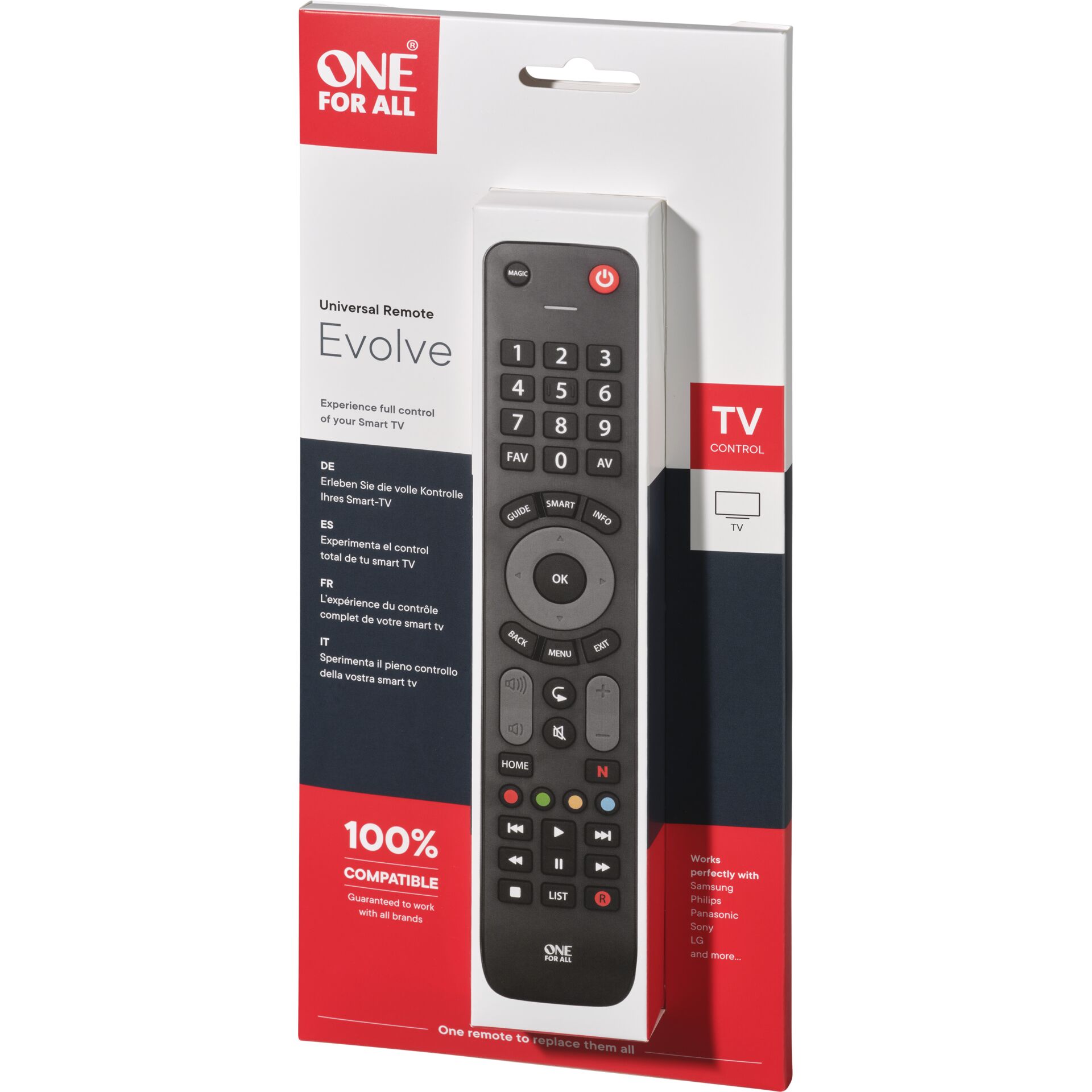 OneforAll One for All Evolve TV Universalfernbedienung URC 7115 Video & Audio