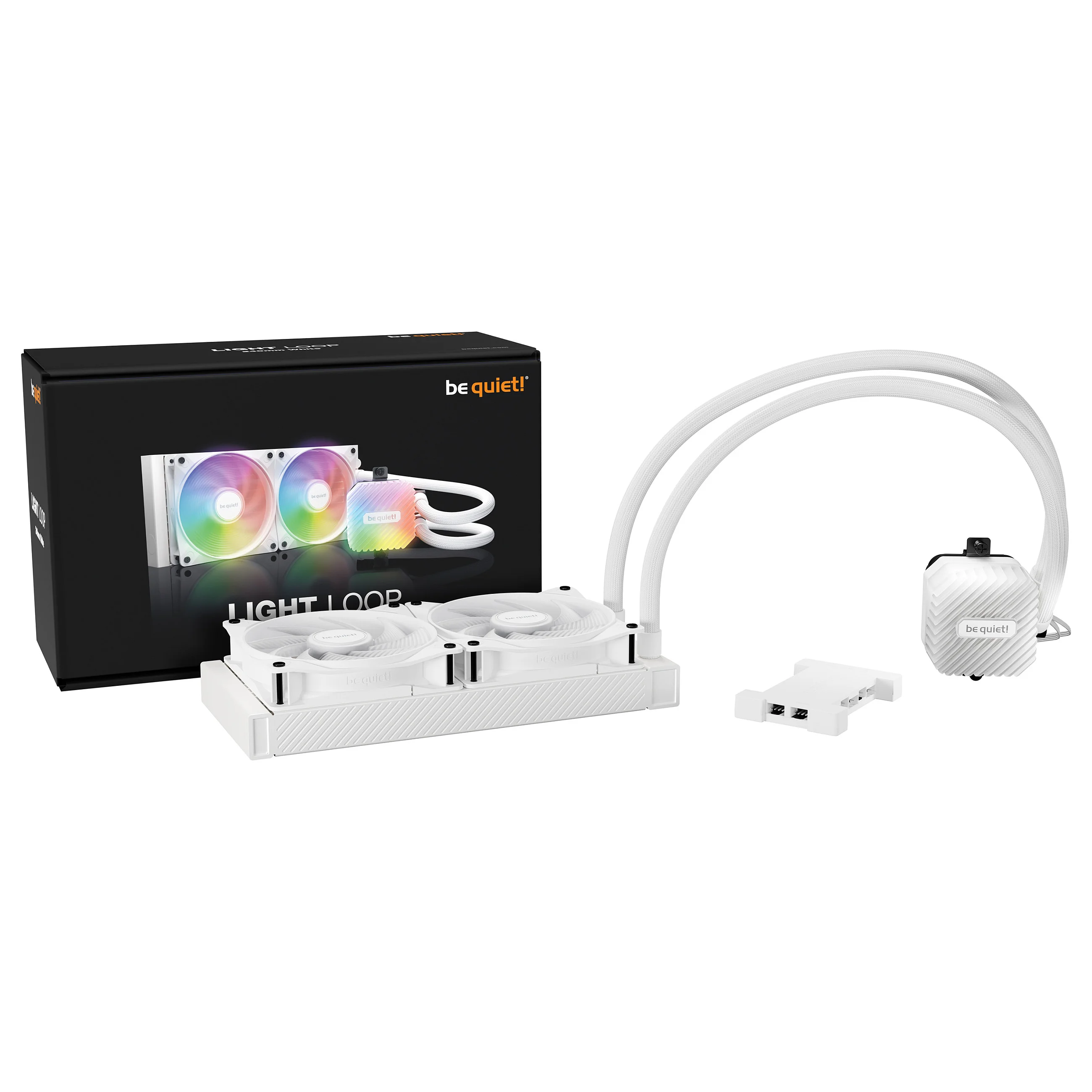 be quiet  LIGHT LOOP 240mm White Prozessor All in One Fluessigkeitskuehler 12 cm Weiss 1 Stueck e  PC-Komponenten