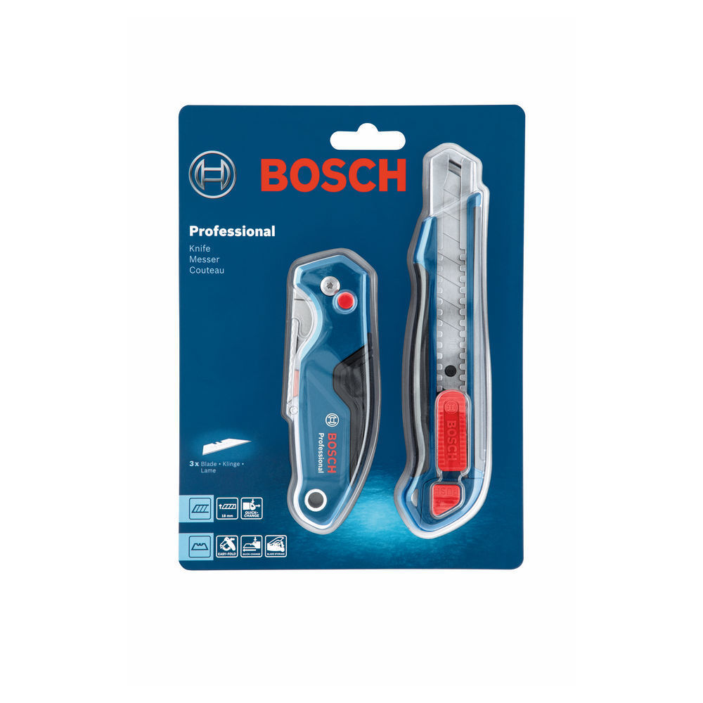 Bosch Professional Messer Set 2 tlg  Bohrer & Schrauber