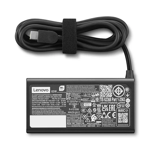 Lenovo 4X21S91187 Netzteil   Spannungsumwandler Drinnen 65 W Schwarz Notebook & Tablet Zubehoer