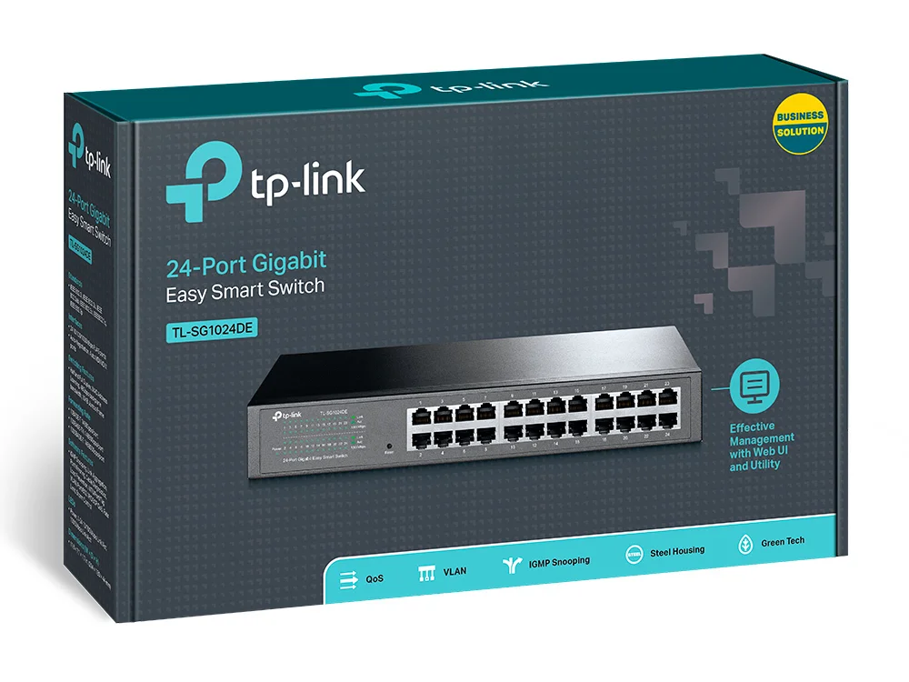 TP Link 24 Port Gigabit Easy Smart Switch Switches