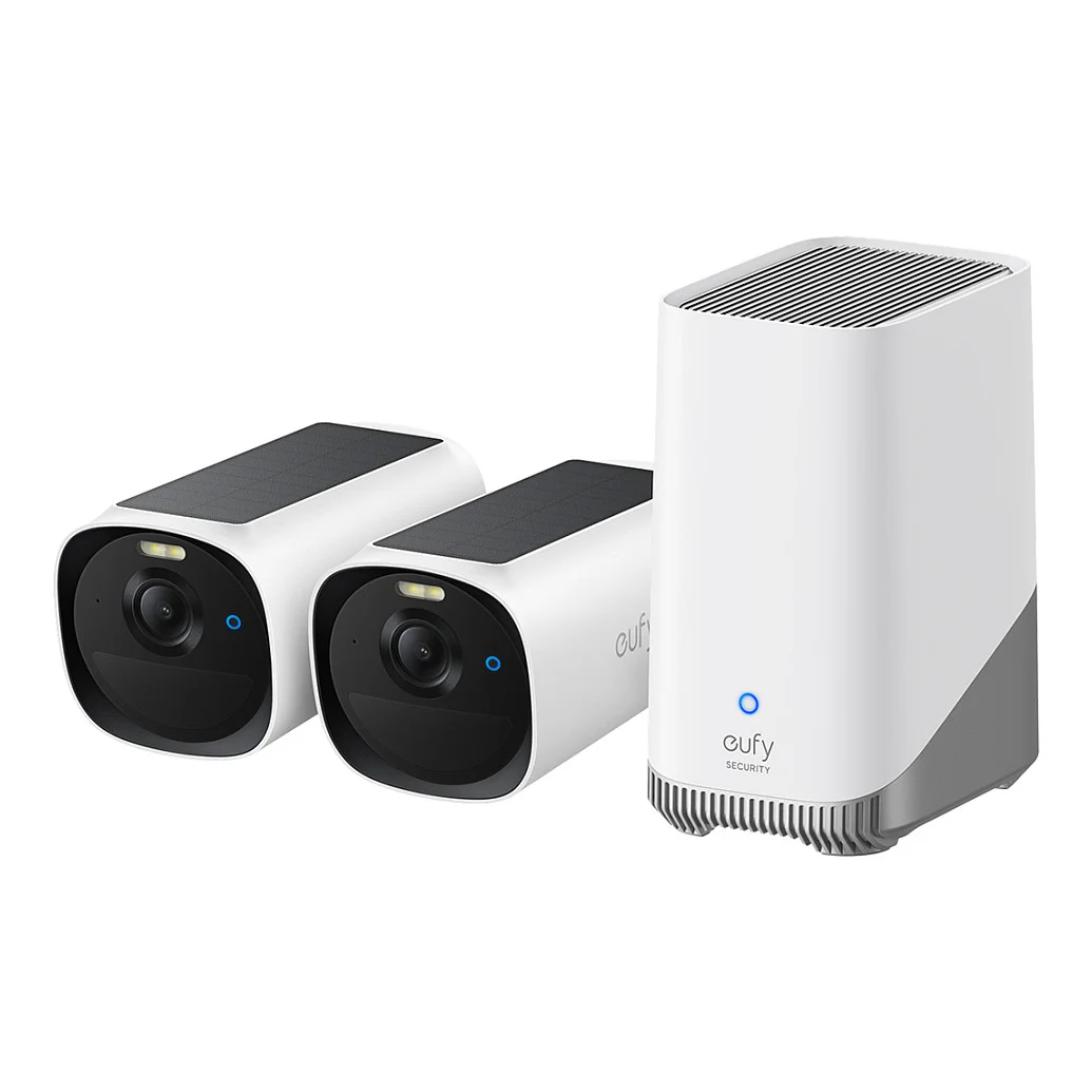 Eufy eufyCam E40 2 Cam Kit   HomeBase S380 Patrone  Form  IP Sicherheitskamera Draussen 2688 x 1520 Pixel Wand Ueberwachungskameras