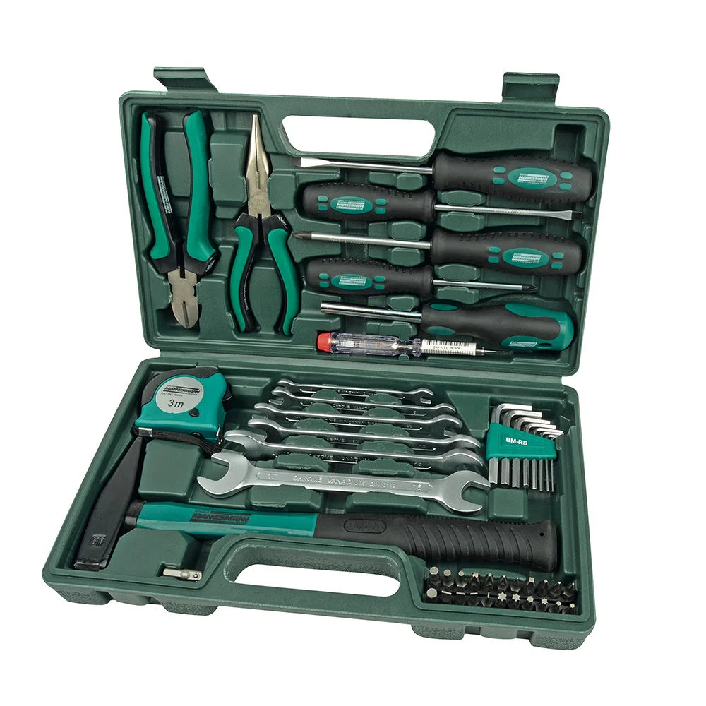 BRUeDER MANNESMANN Werkzeugkoffer  47 tlg  Werkzeugsets