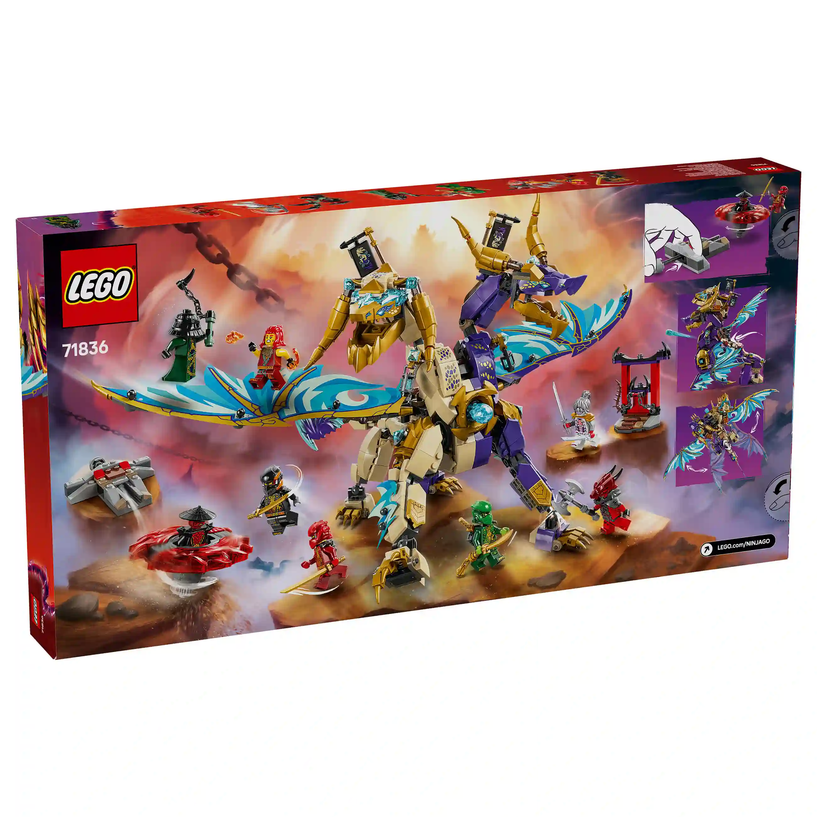 LEGO 71836 Ninjago Lichtbogendrache Spielwaren