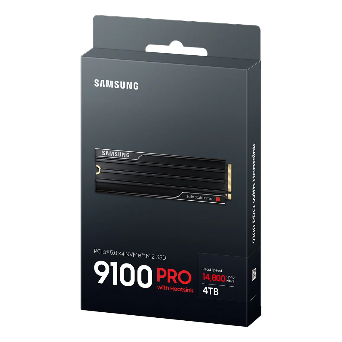 Samsung 9100 PRO Heatsink PCIe  5 0 NVMe  M 2 SSD   4 TB Speichermedien
