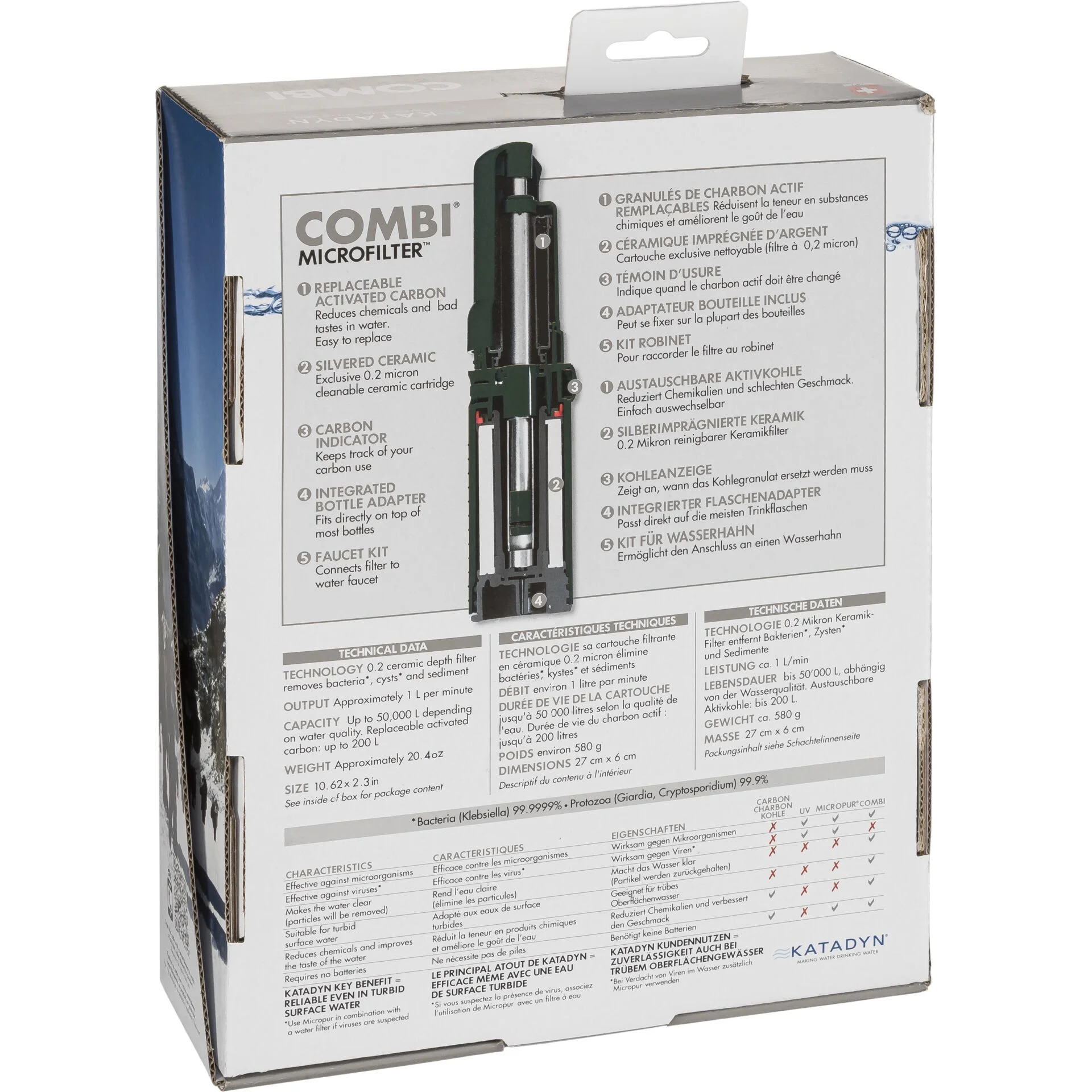 Katadyn Combi Filter Wasserfilter Camping