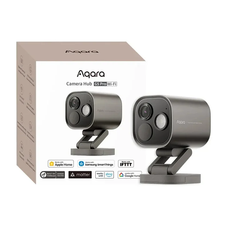 Aqara Camera Hub G5 Pro Grau  Zigbee  WLAN  Ueberwachungskameras