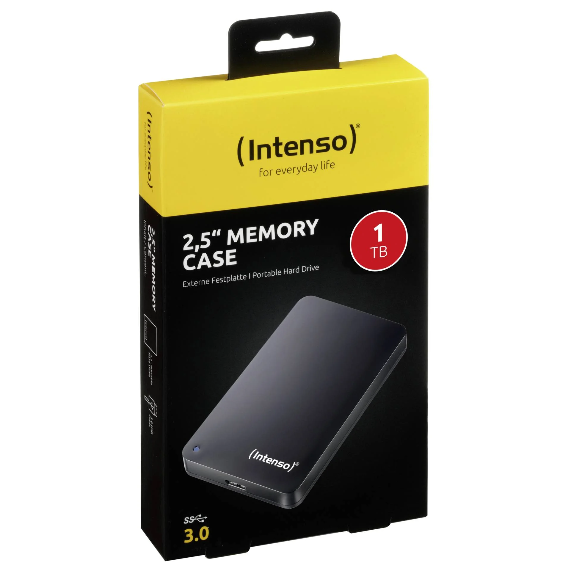 Intenso 2 5 1TB Memory Case USB 3 0 5400RPM 8MB black Speichermedien