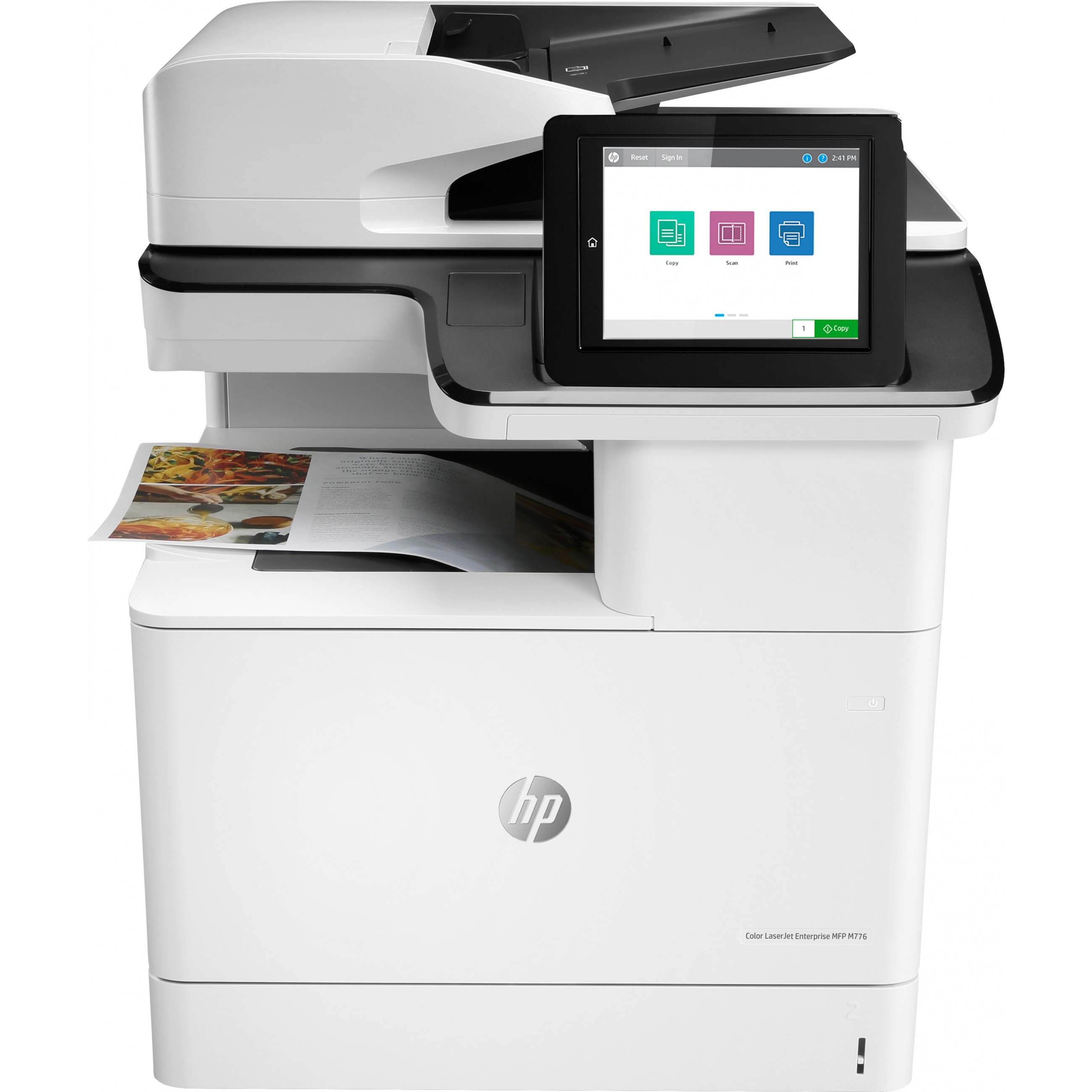HP FL Color LaserJet Enterprise MFP M776dn Farblaser Multifunktionsdrucker A3 650 Blatt USB 2 0 LAN Wi Fi Drucker & Scanner