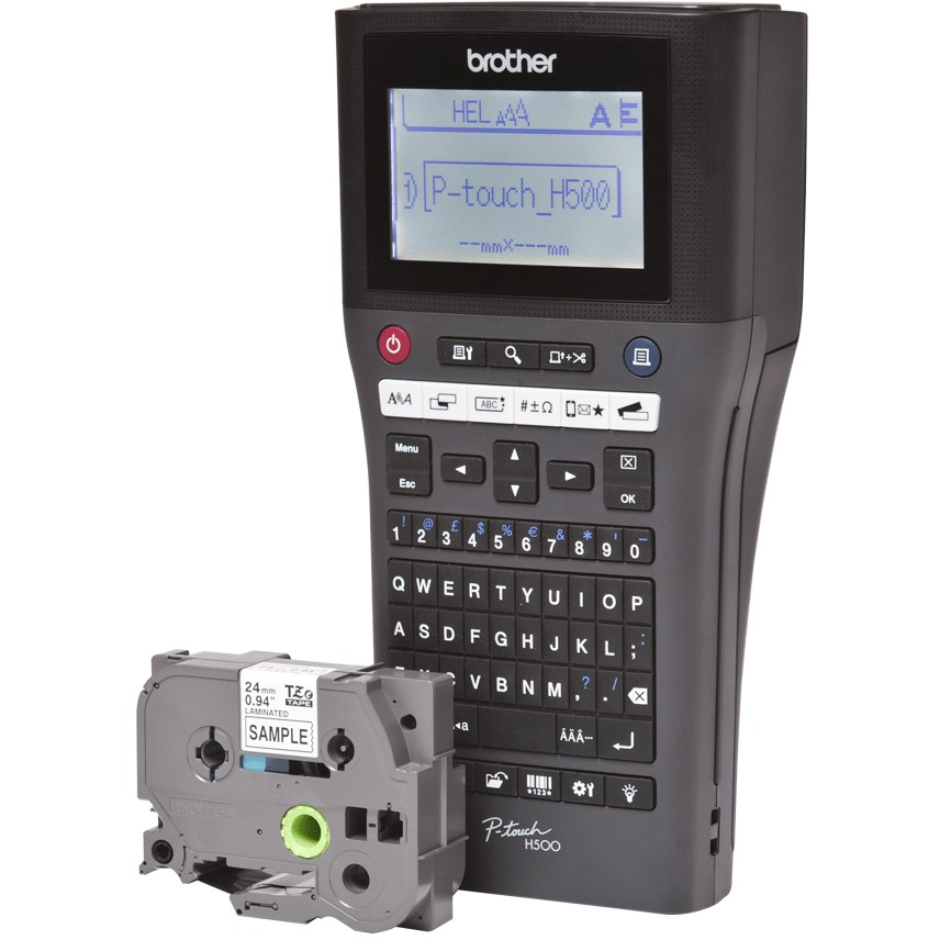 Brother PT H500 Etikettendrucker 180 x 180 DPI 30 mm sek Kabelgebunden TZe QWERTY Drucker & Scanner