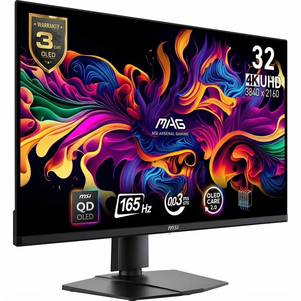 MSI 32Zoll 81 3cm TFT MAG 321UPDE QD OLED 9S6 3DD39T 029 Monitore