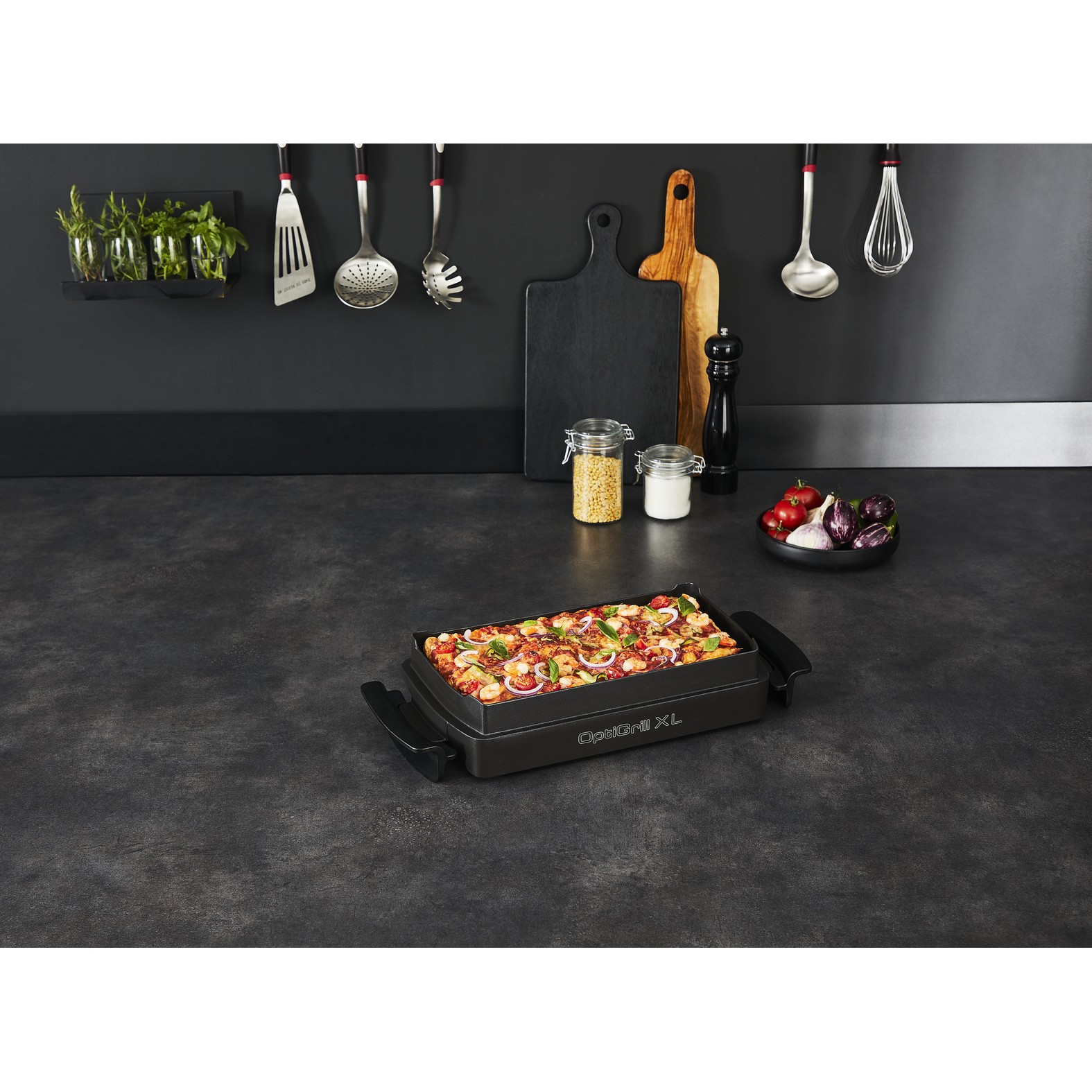 Tefal XA7278 Backofenrost   Backblech Grill Rechteckig Kuechenkleingeraete