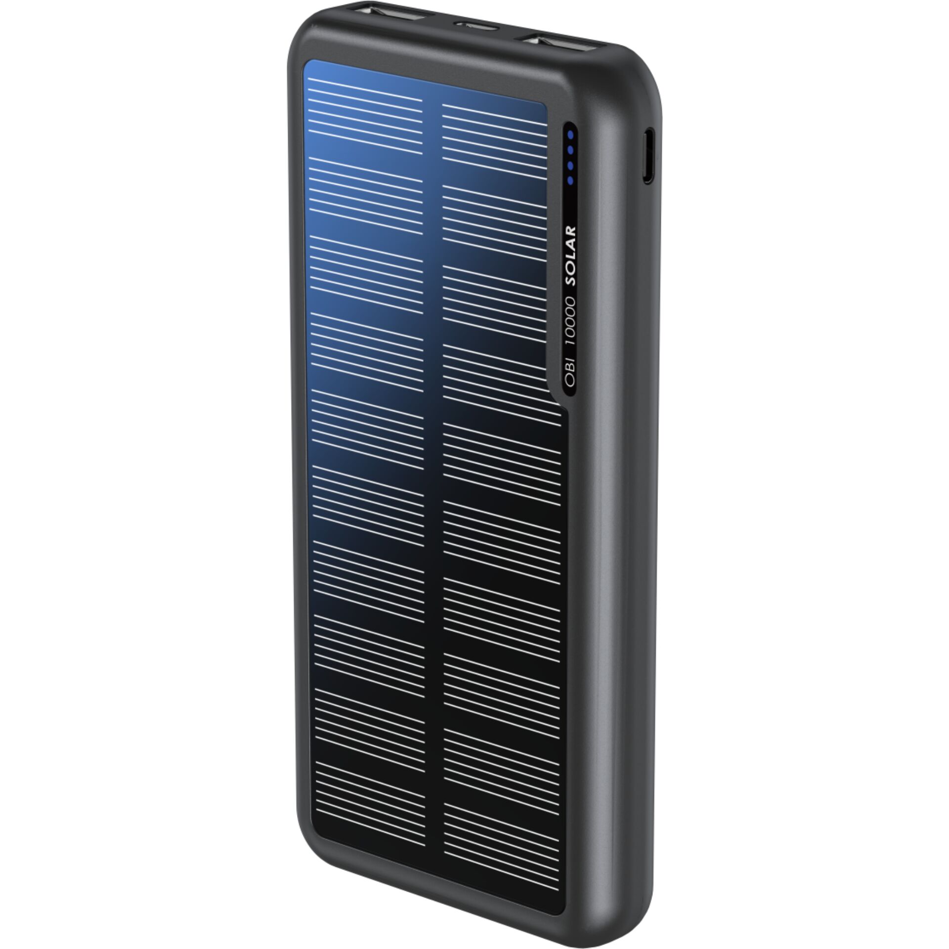 Boompods Powerbank OBI  10 000 mAh  Solar Black Solar & Energie