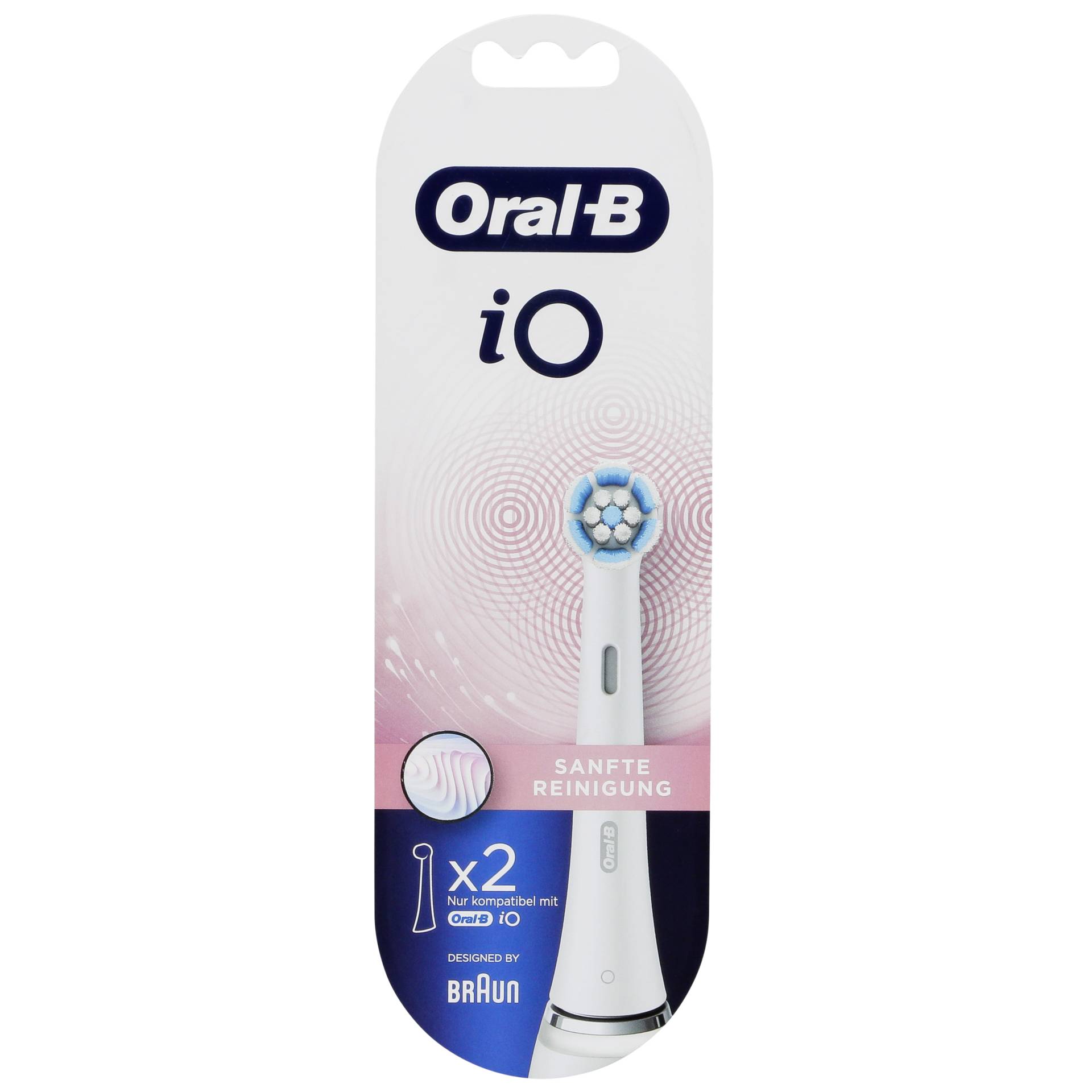 Oral B iO Aufsteckbuersten Sanfte Reinigung 2er Zahnpflege