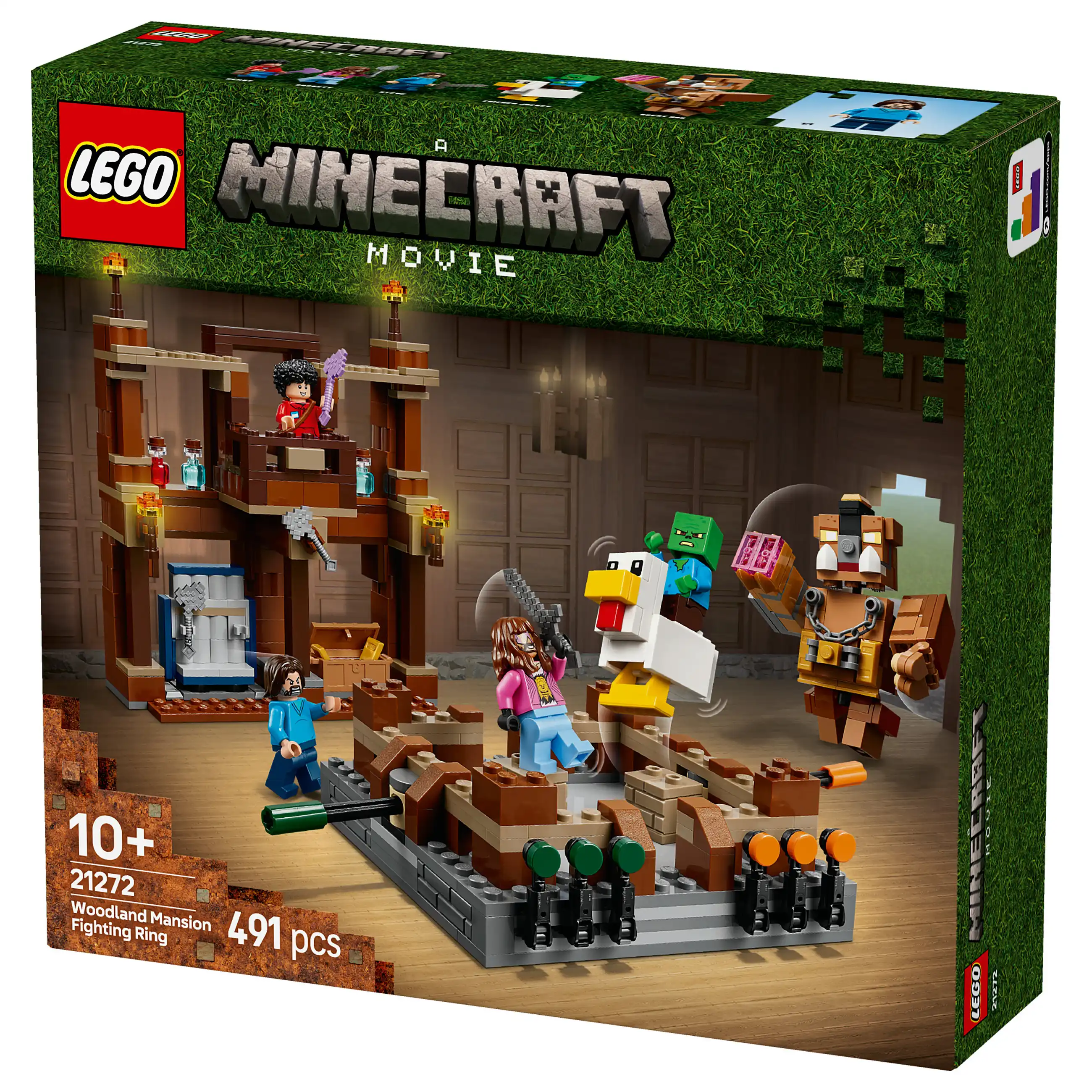LEGO Minecraft Waldanwesen mit Boxring 21272 Spielwaren