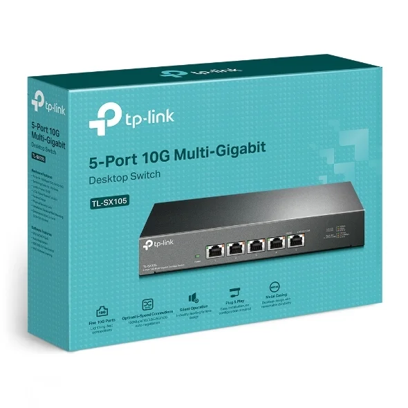 TP Link 5 Port 10G Desktop Switch Switches