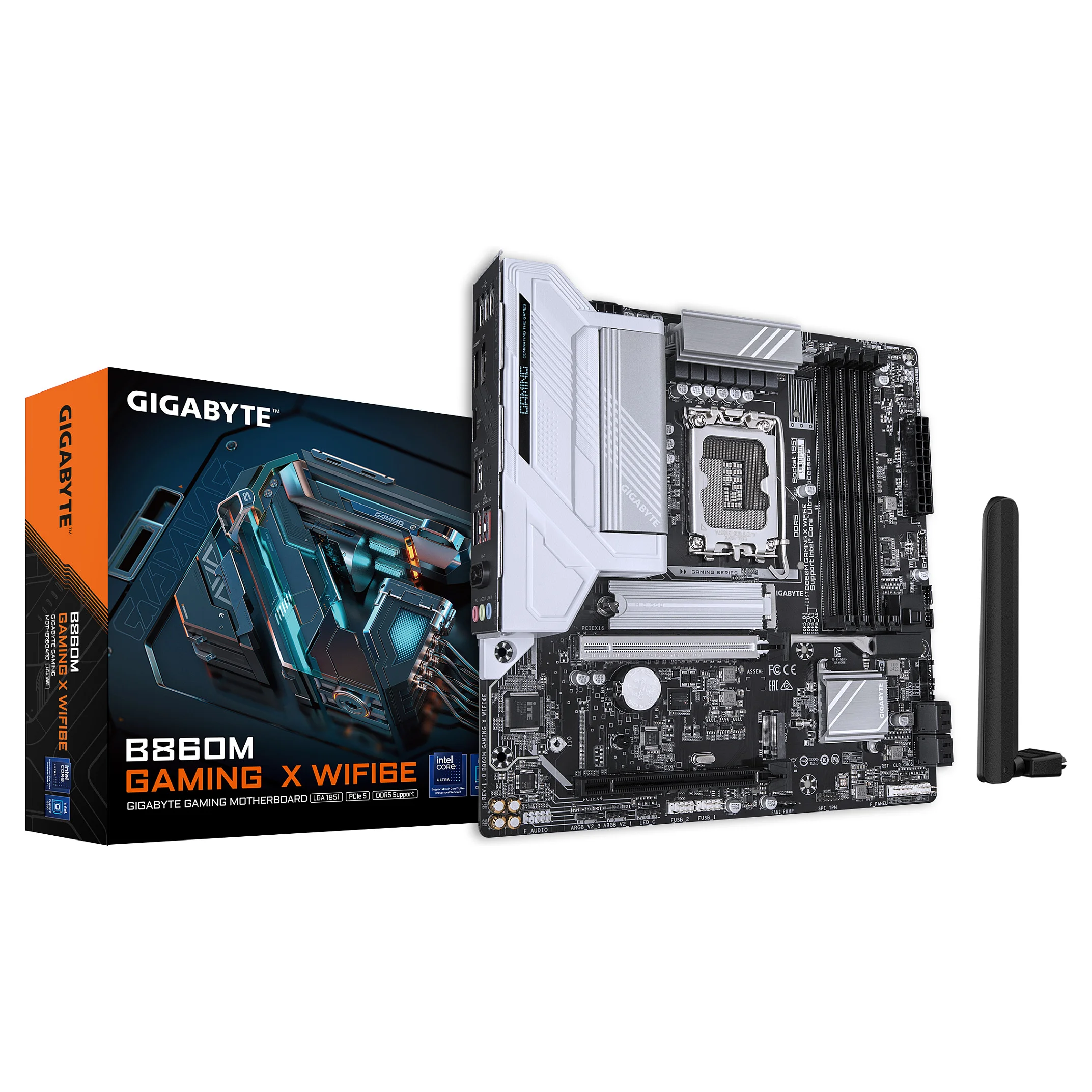 GIGABYTE B860M GAMING X WIFI6E Mainboard   Intel Core Ultra CPUs  8 1 2 2 Phasen VRM  bis zu 9200MHz DDR5  1xPCIe 5 0   1xPCIe 4 0 M 2  2 5 GbE LAN  WIFI 6E  USB 4 PC-Zubehoer