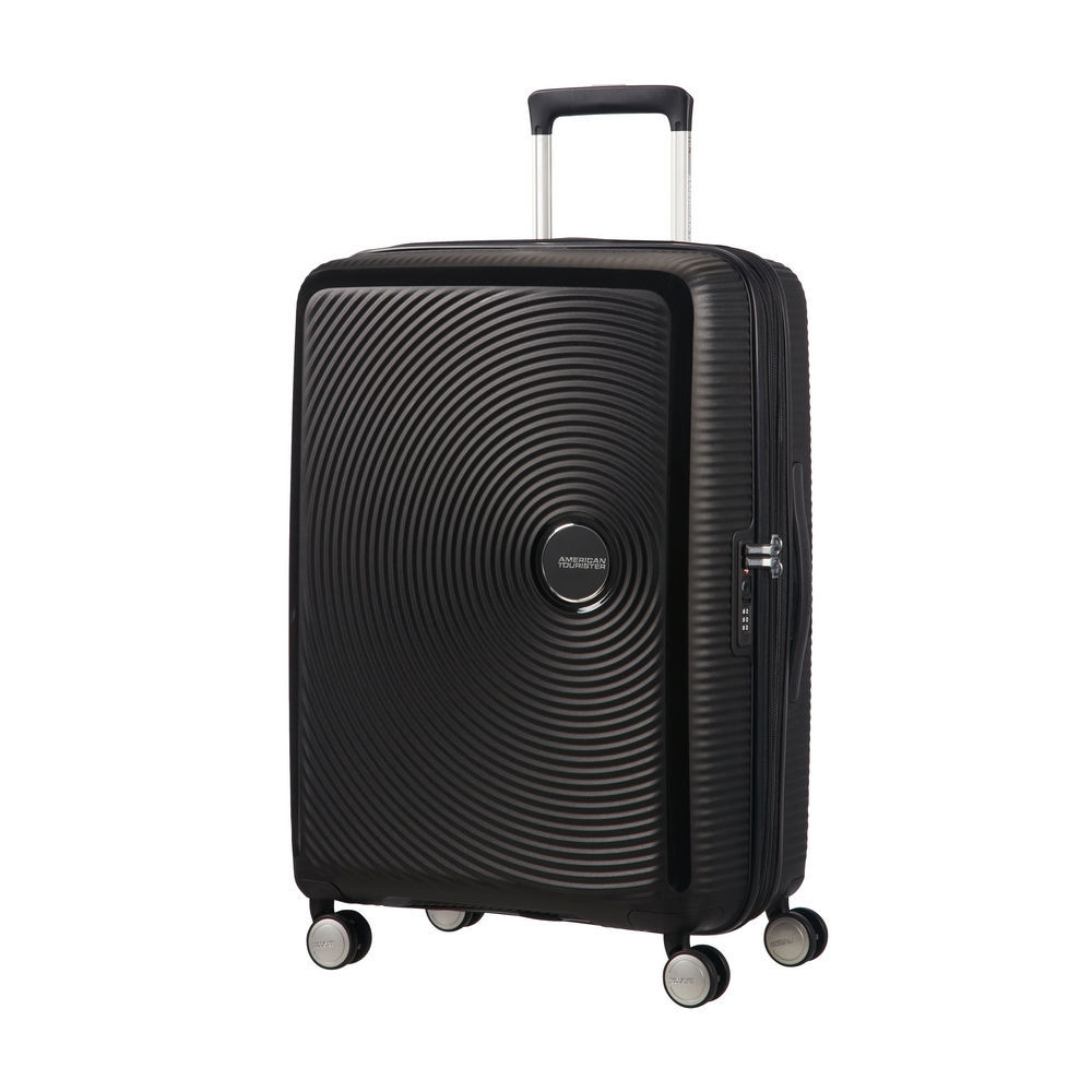 AMERICAN TOURISTER 4 Rollen Trolley Soundbox  67cm  bass black Taschen & Rucksaecke