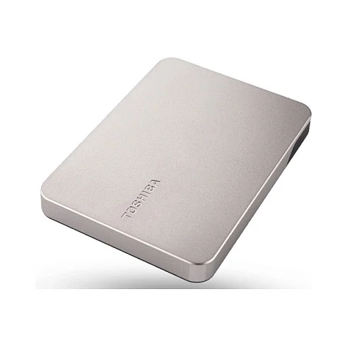 Toshiba Storage Canvio Flex 1TB  Externe Festplatte  hellsilber  USB C   USB A  Speichermedien