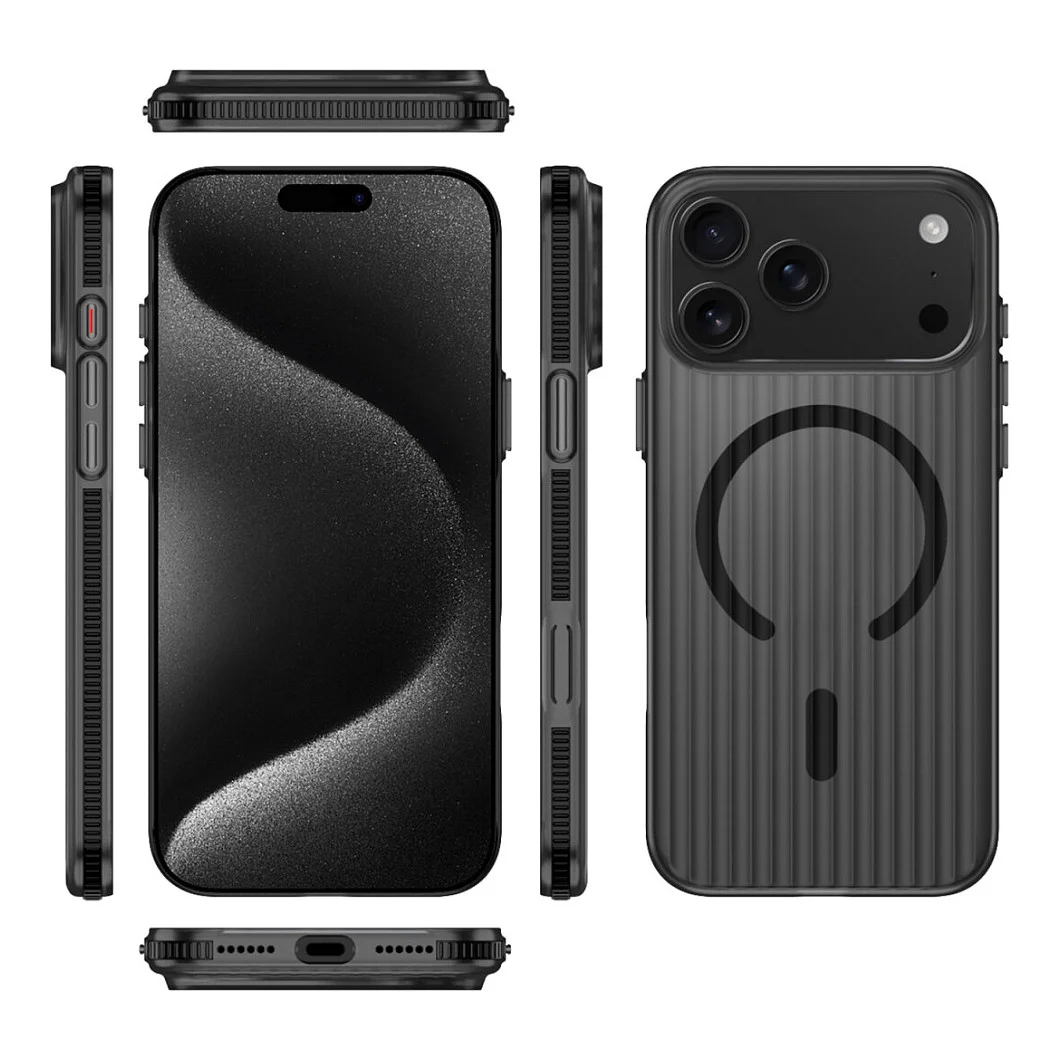 4SMARTS design case aero fuer iphone 17 pro max  schwarz Notebook & Tablet Zubehoer