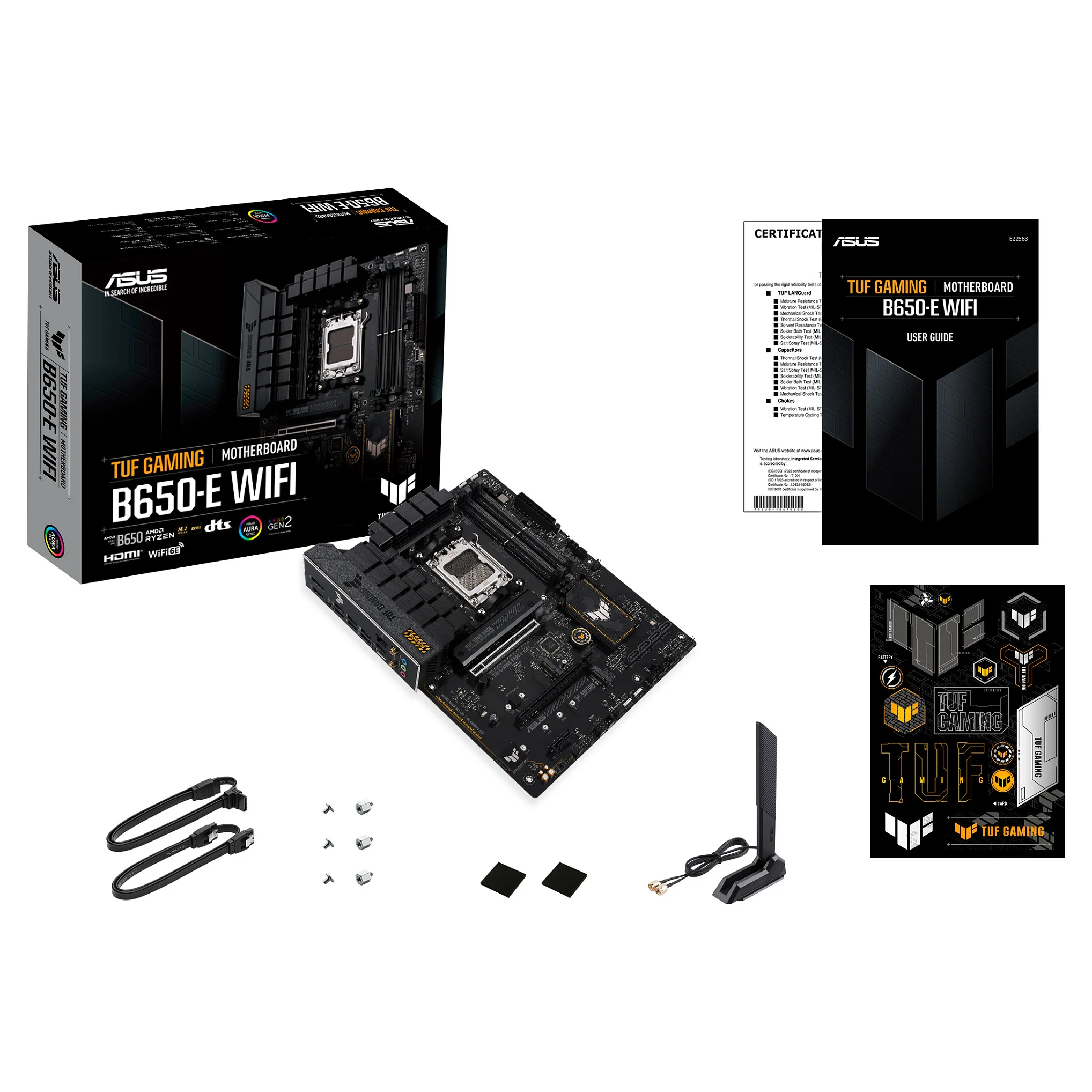 ASUS TUF GAMING B650 E WIFI AMD B650 Sockel AM5 ATX PC-Komponenten
