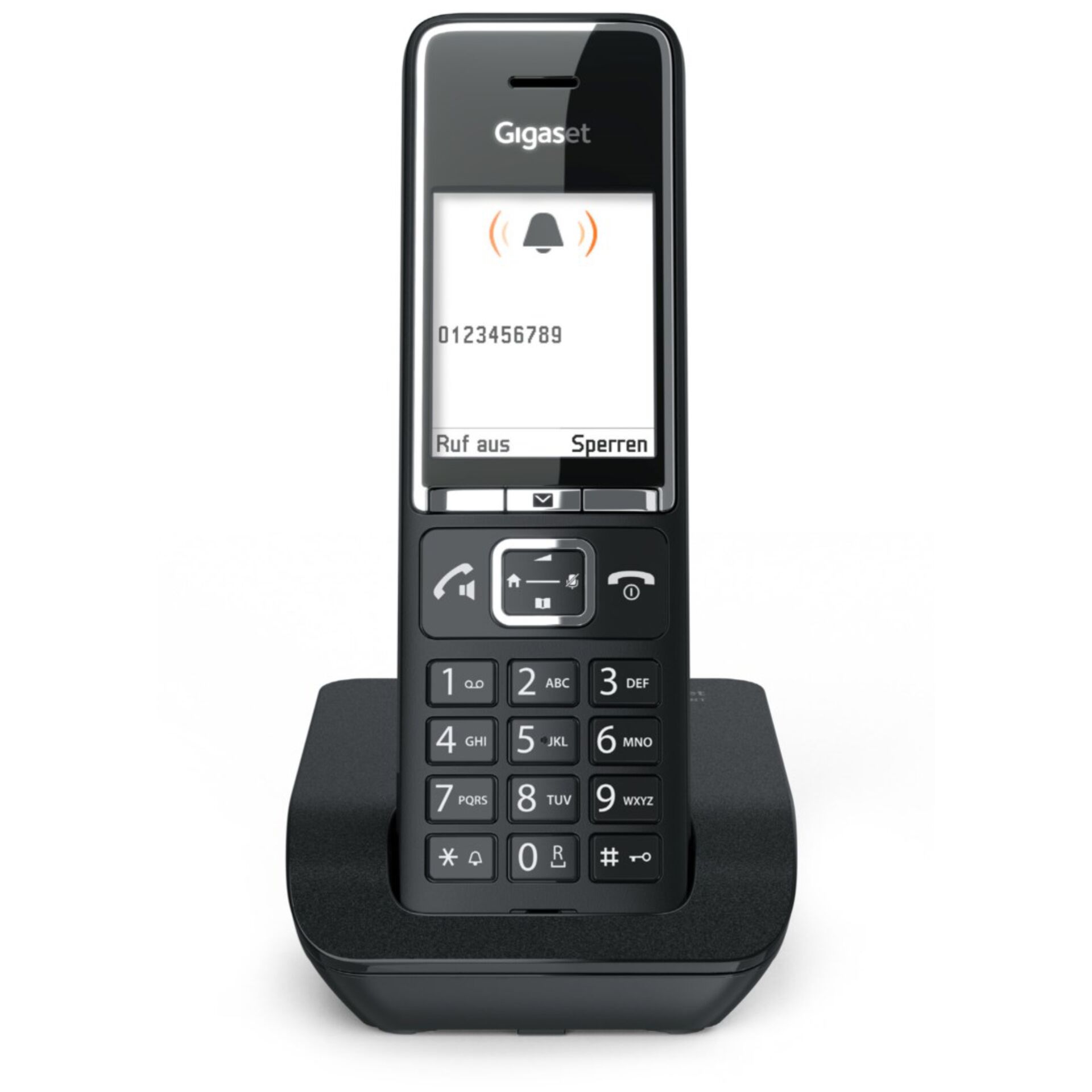 Gigaset Comfort 550 schwarz chrom Telefon