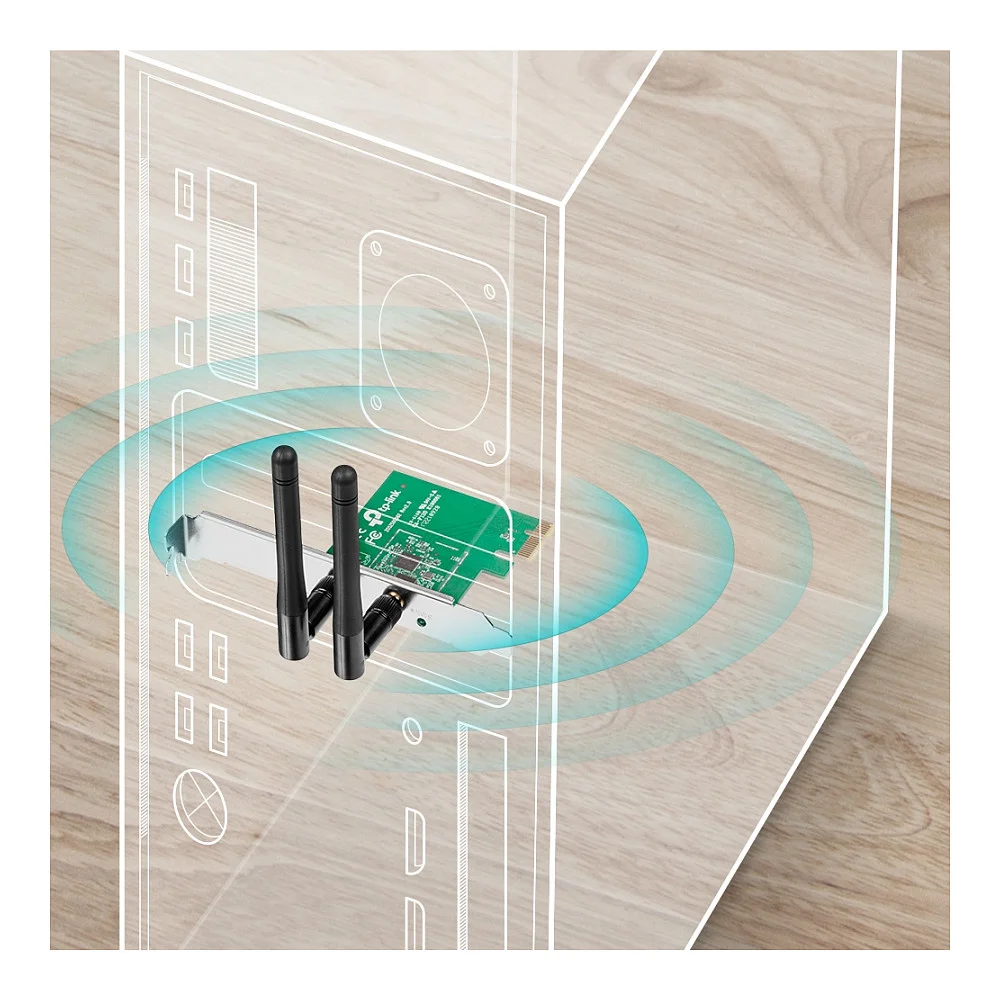 TP Link 300Mbit s WLAN PCI Express Adapter Netzwerk