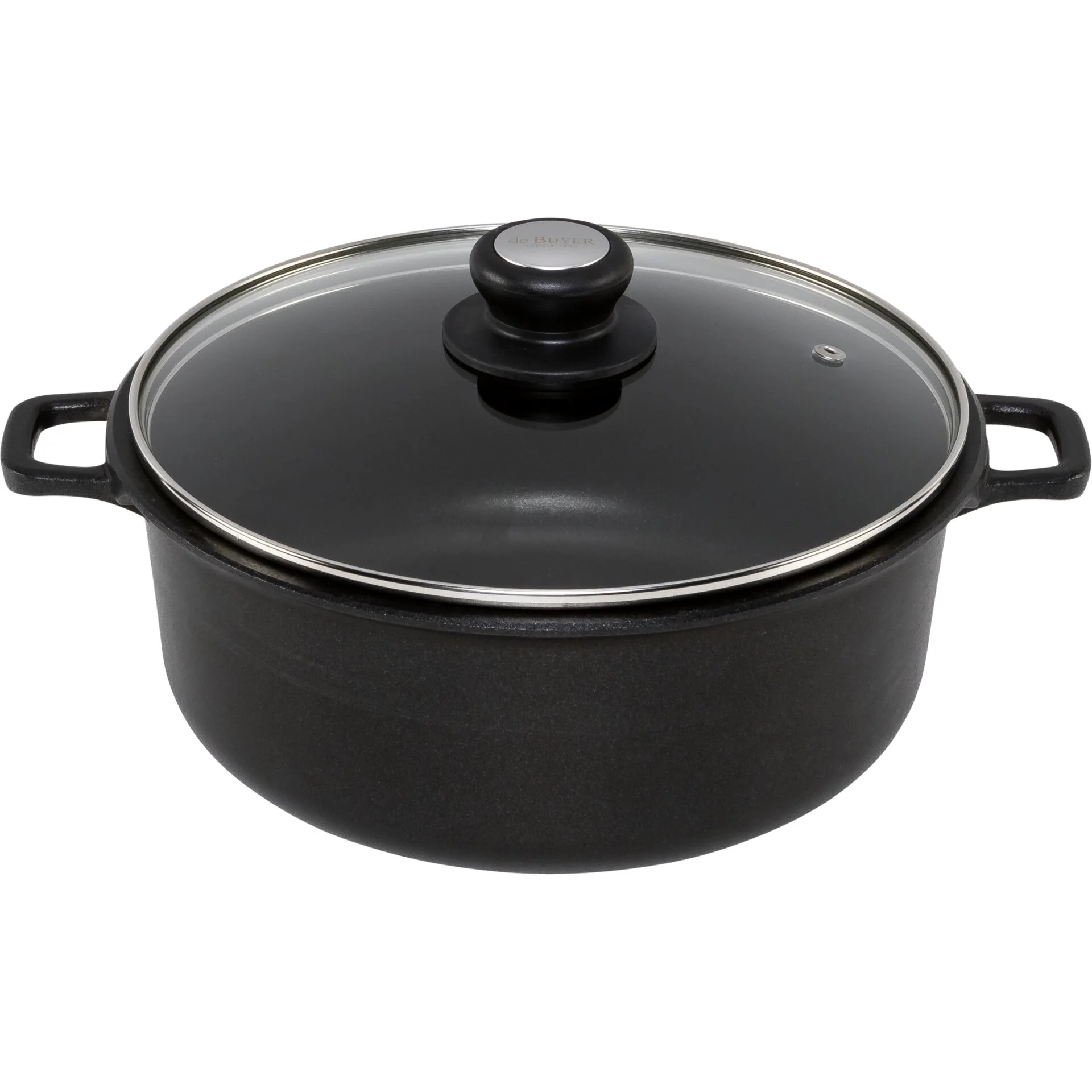 De Buyer Choc Extreme Bratentopf mit Glasdeckel 28cm induktion Pfannen & Toepfe
