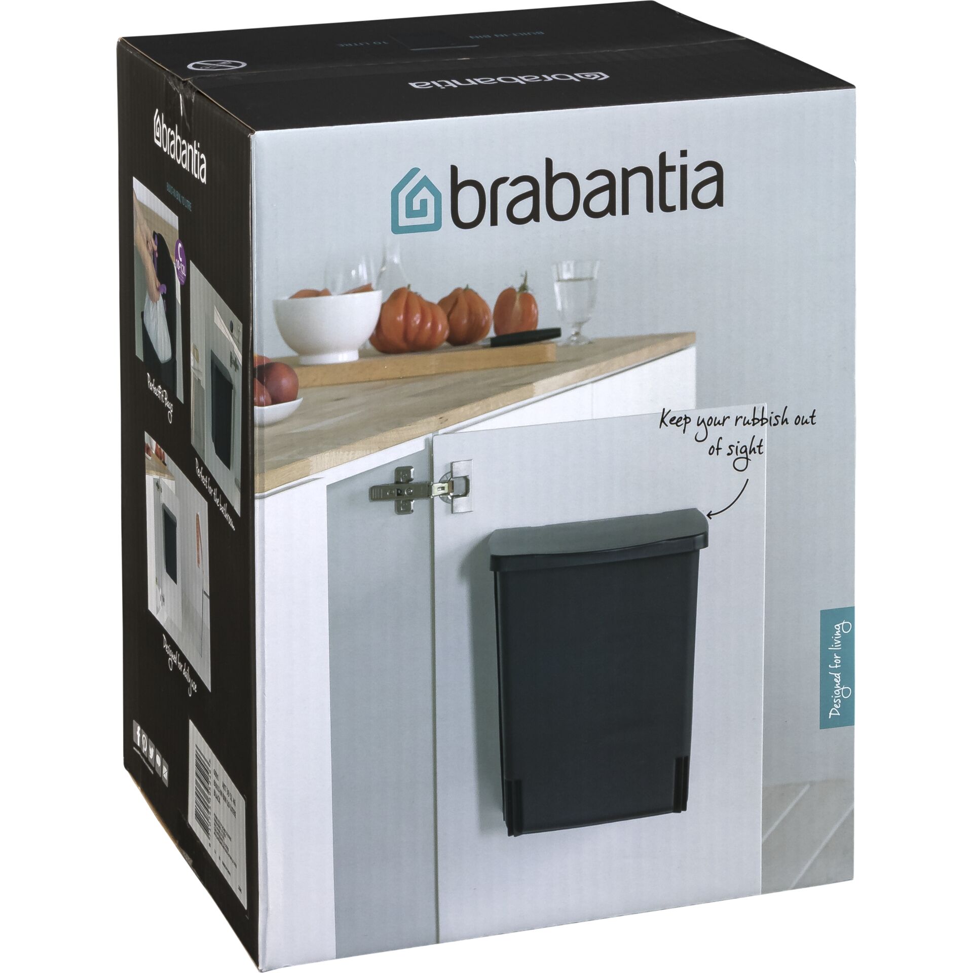 Brabantia Einbaumuelleimer 10 L Black SALE Haushalt