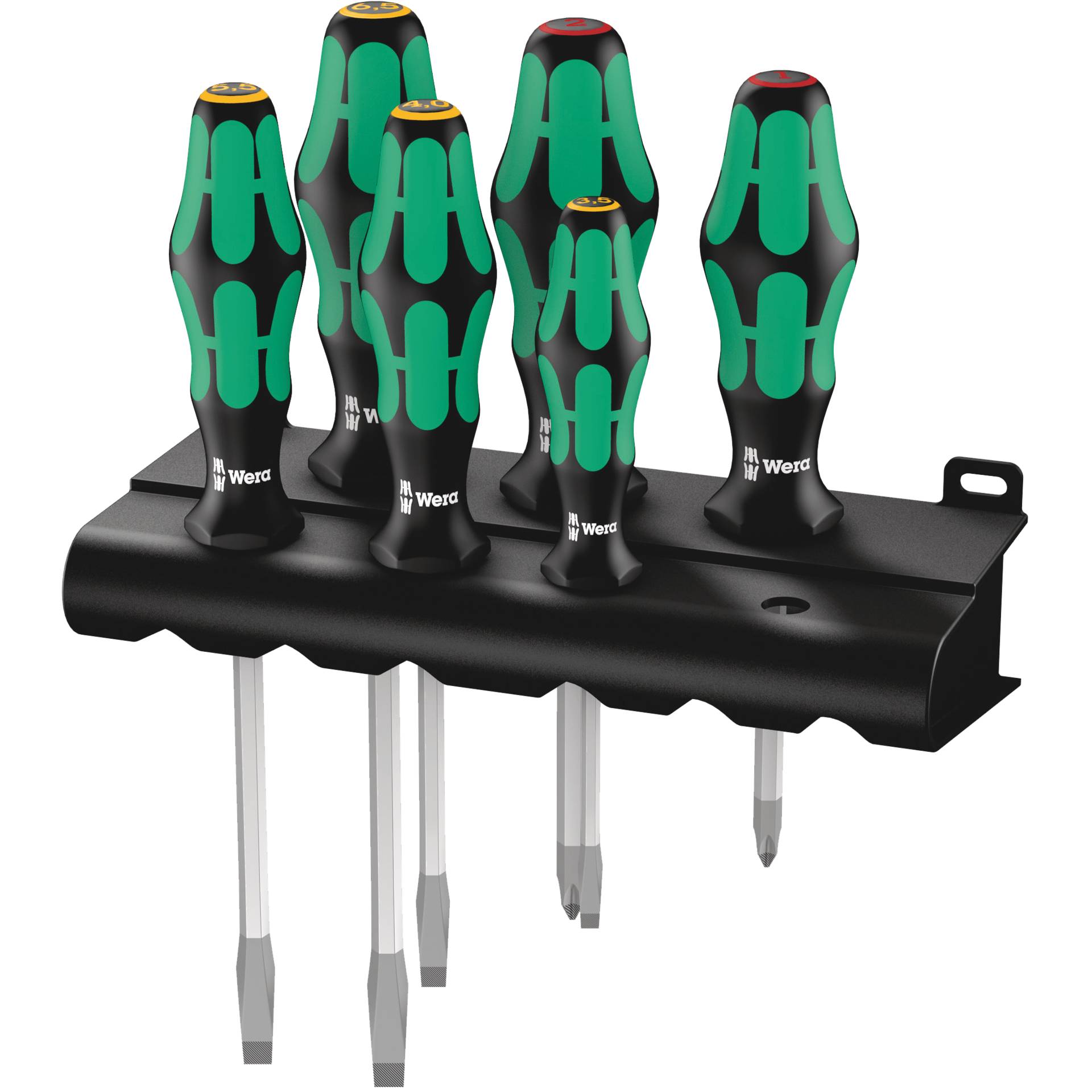 Wera 334 SK6 Rack Schrauben  drehers Kraftform Plus Lasertip Schraubendreher & Zangen