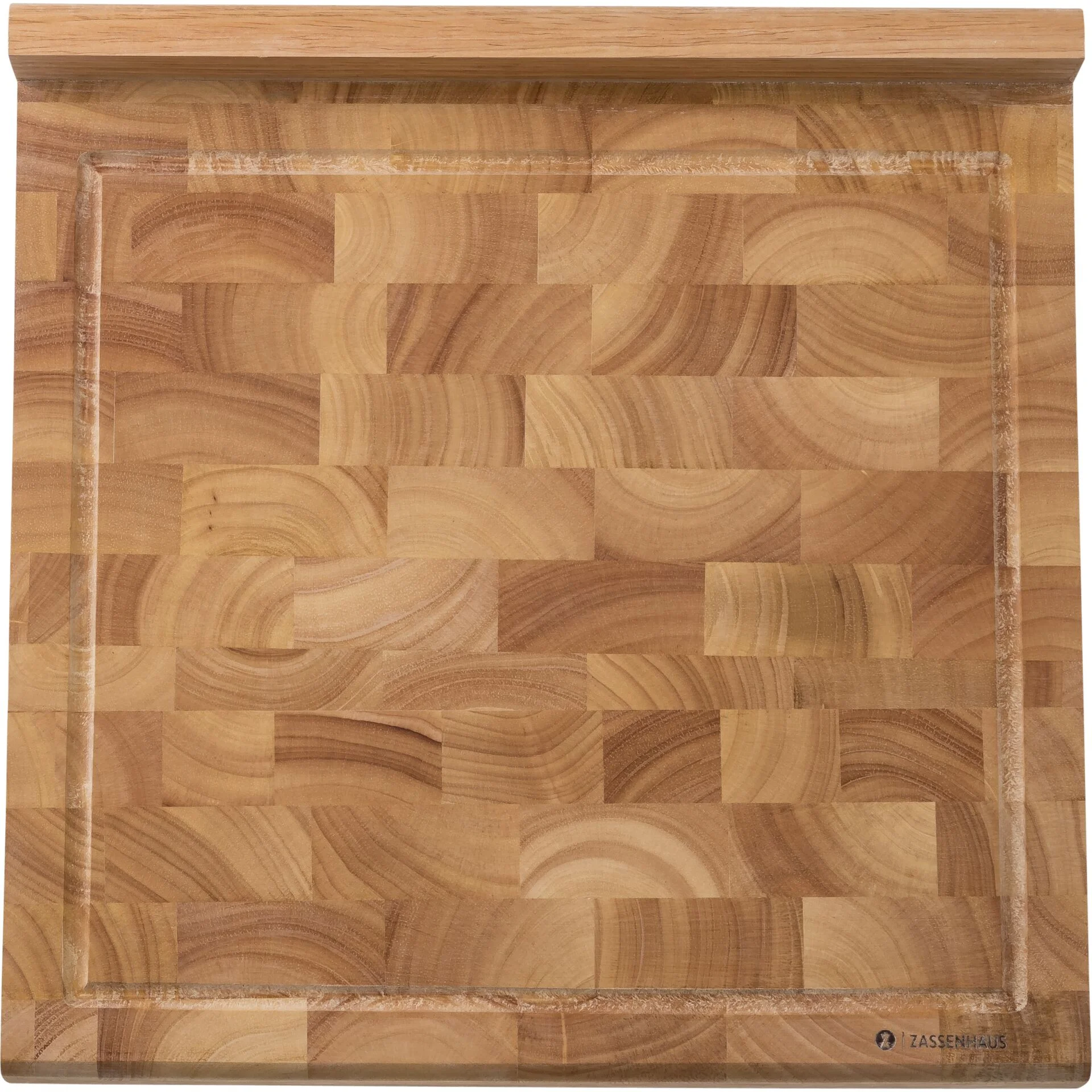 Zassenhaus Arbeitsplatte Gummibaum 39x39x4 5cm Besteck & Aufbewahrung