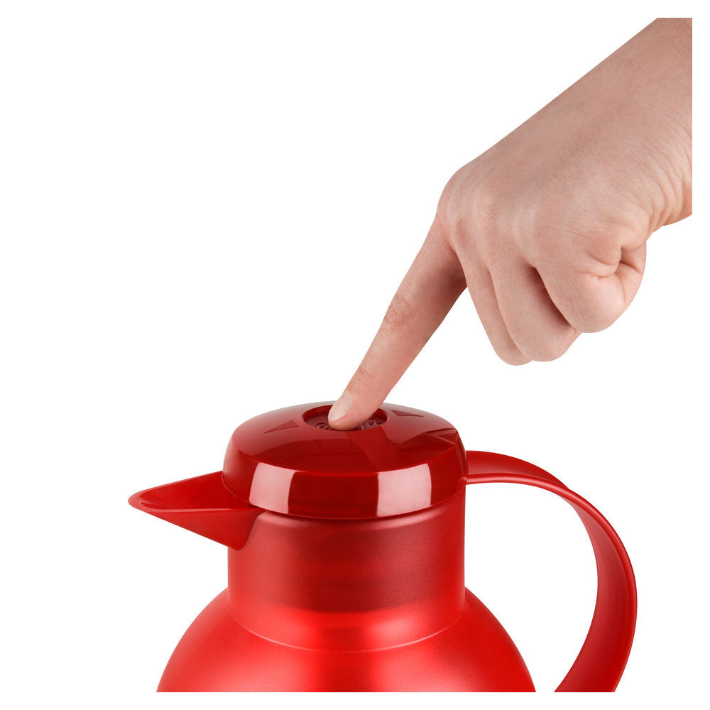Emsa Isolierkanne Samba  1 Liter  rot Zubehoer Kaffeemaschinen