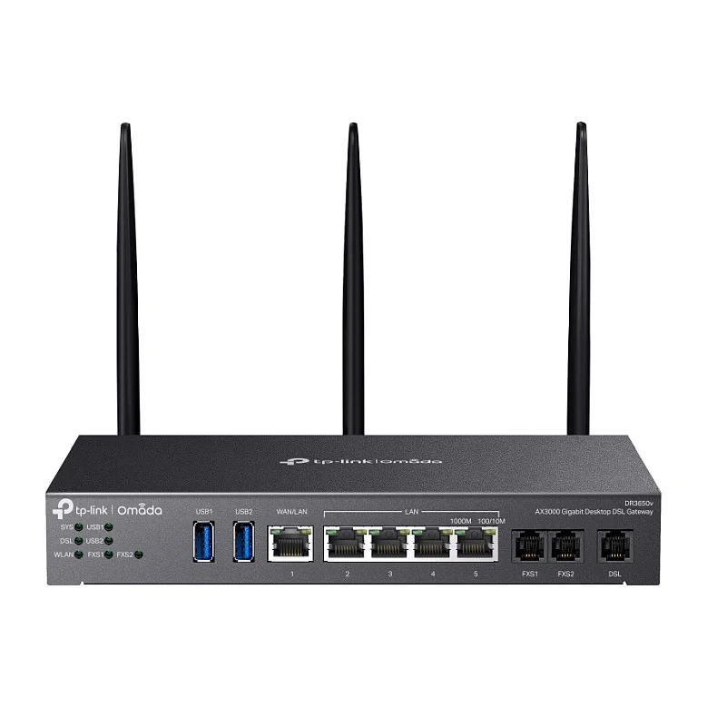 TP Link Omada DR3220v 4G WLAN Router Gigabit Ethernet Dual Band 2 4 GHz 5 GHz Schwarz