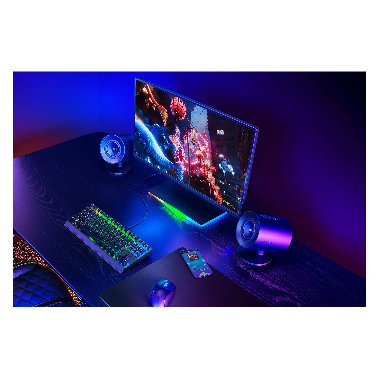 Razer Nommo V2 X Speaker Lautsprecher rund PC-Zubehoer