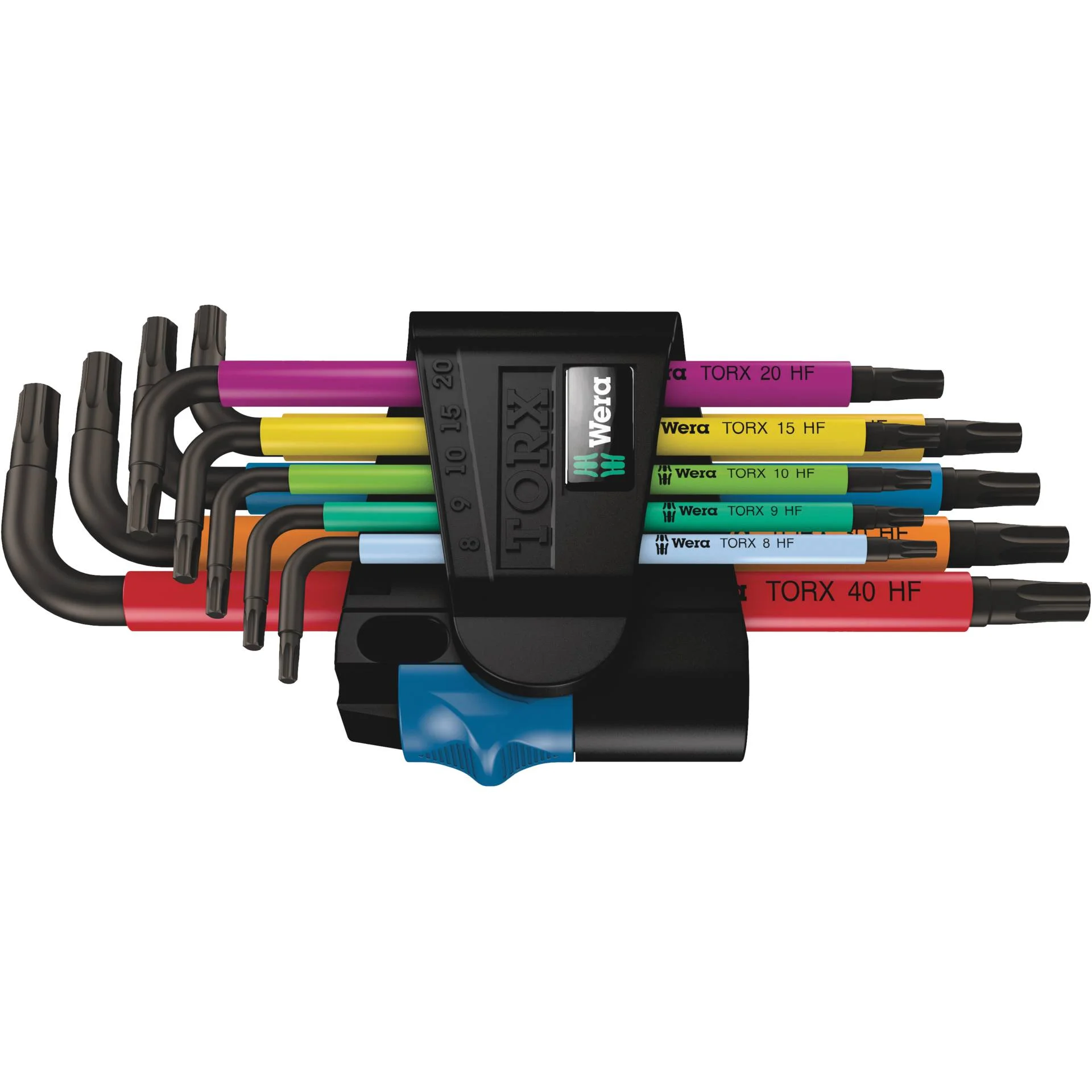 Wera 967 9 TX Multicolour HF 1 Winkelschl satz m  Haltefunkti Schraubendreher & Zangen
