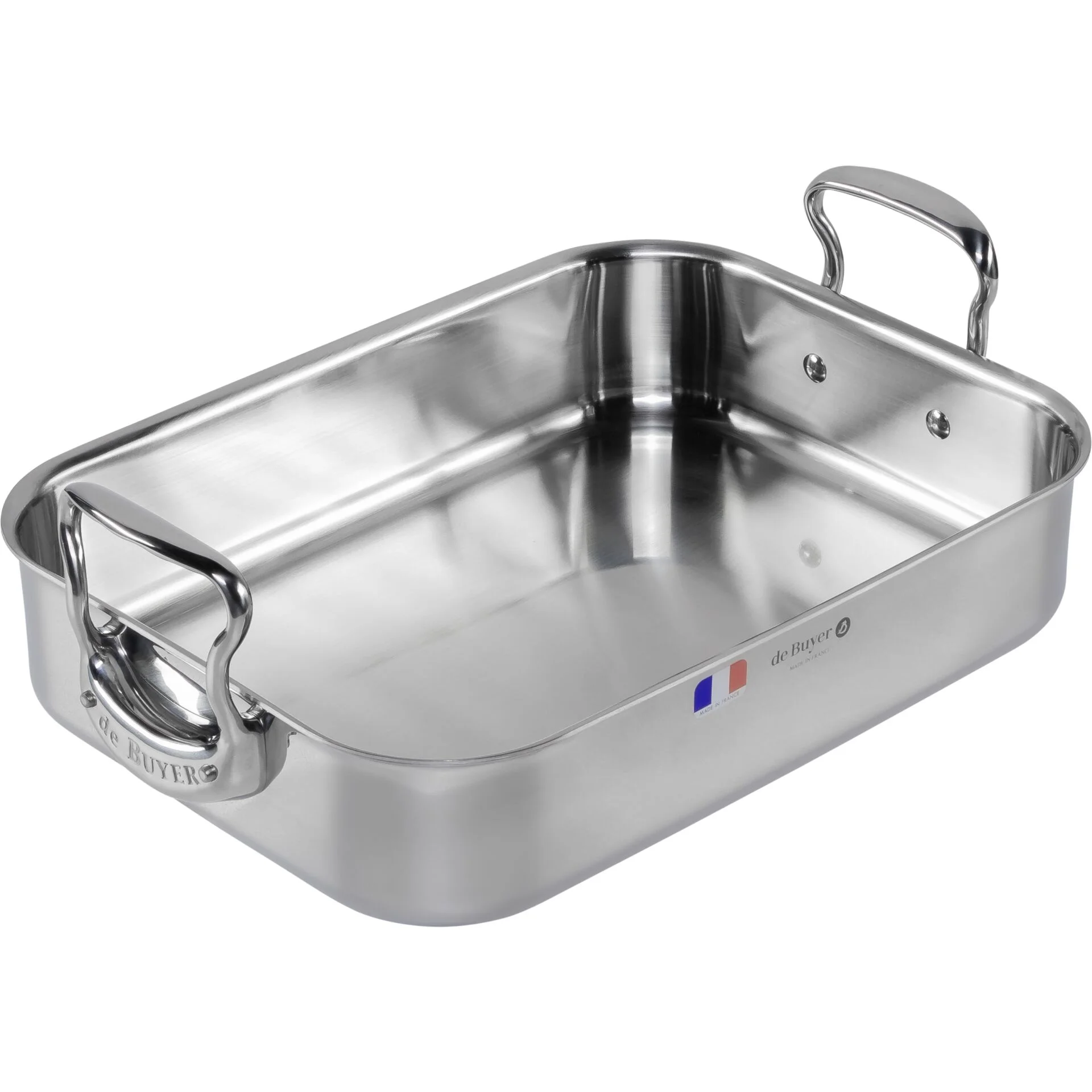 De Buyer Affinity Bratplatte Edelstahl 35X25 cm Pfannen & Toepfe