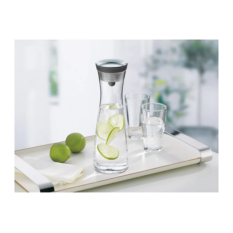 WMF 0617706040 Karaffe 1 l Schwarz  Transparent Kuechenkleingeraete