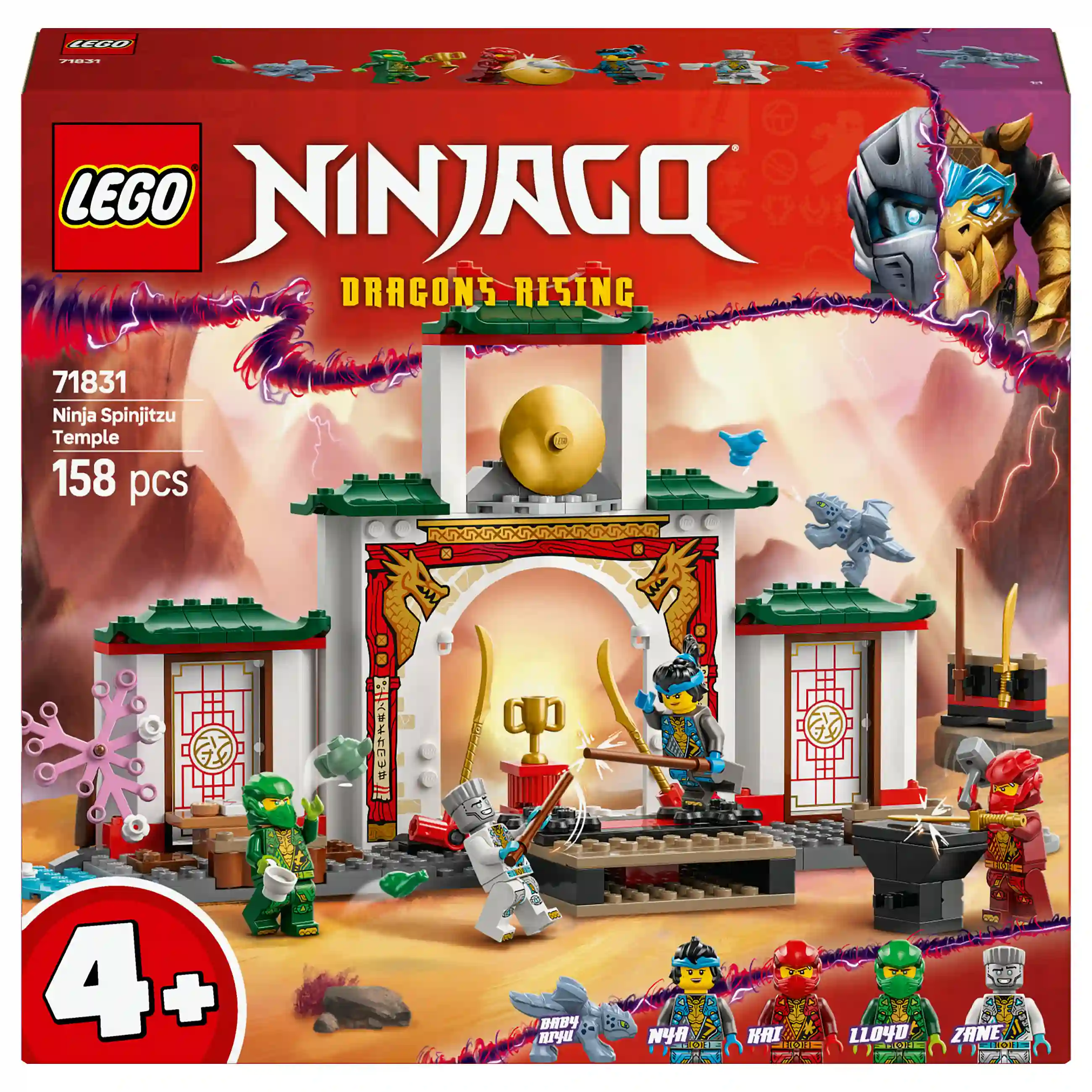 LEGO 71831 Ninjago Spinjitzu Tempel der Ninja Spielwaren