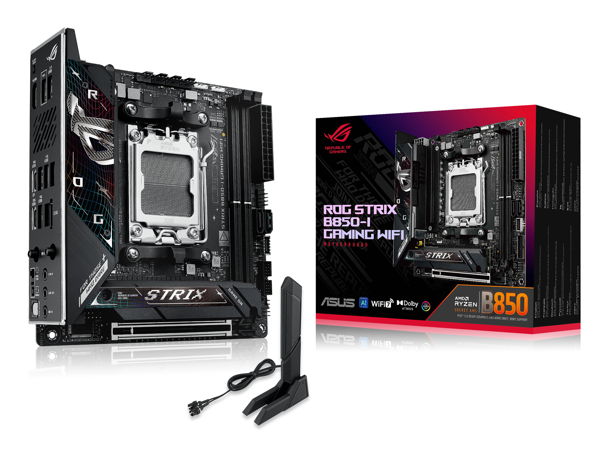 ASUS AM5 ROG STRIX B850 I Gaming WIFI PC-Zubehoer