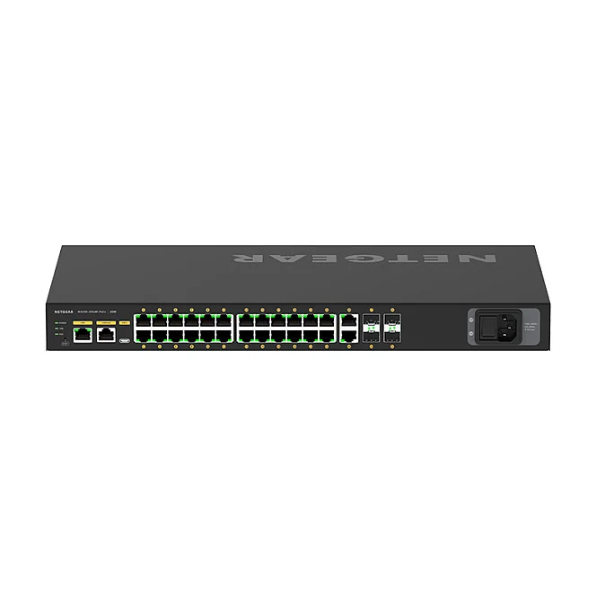 NETGEAR GSM4230P Managed L2 L3 Gigabit Ethernet  10 100 1000  Power over Ethernet  PoE  1U Schwarz Switches