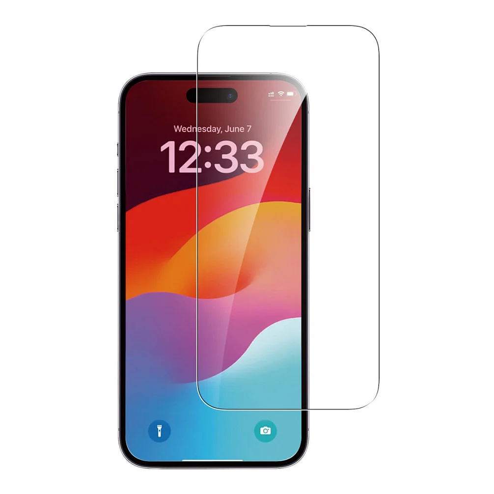 4SMARTS Second Glass mit Montagerahmen fr iPhone 15 Notebook & Tablet Zubehoer