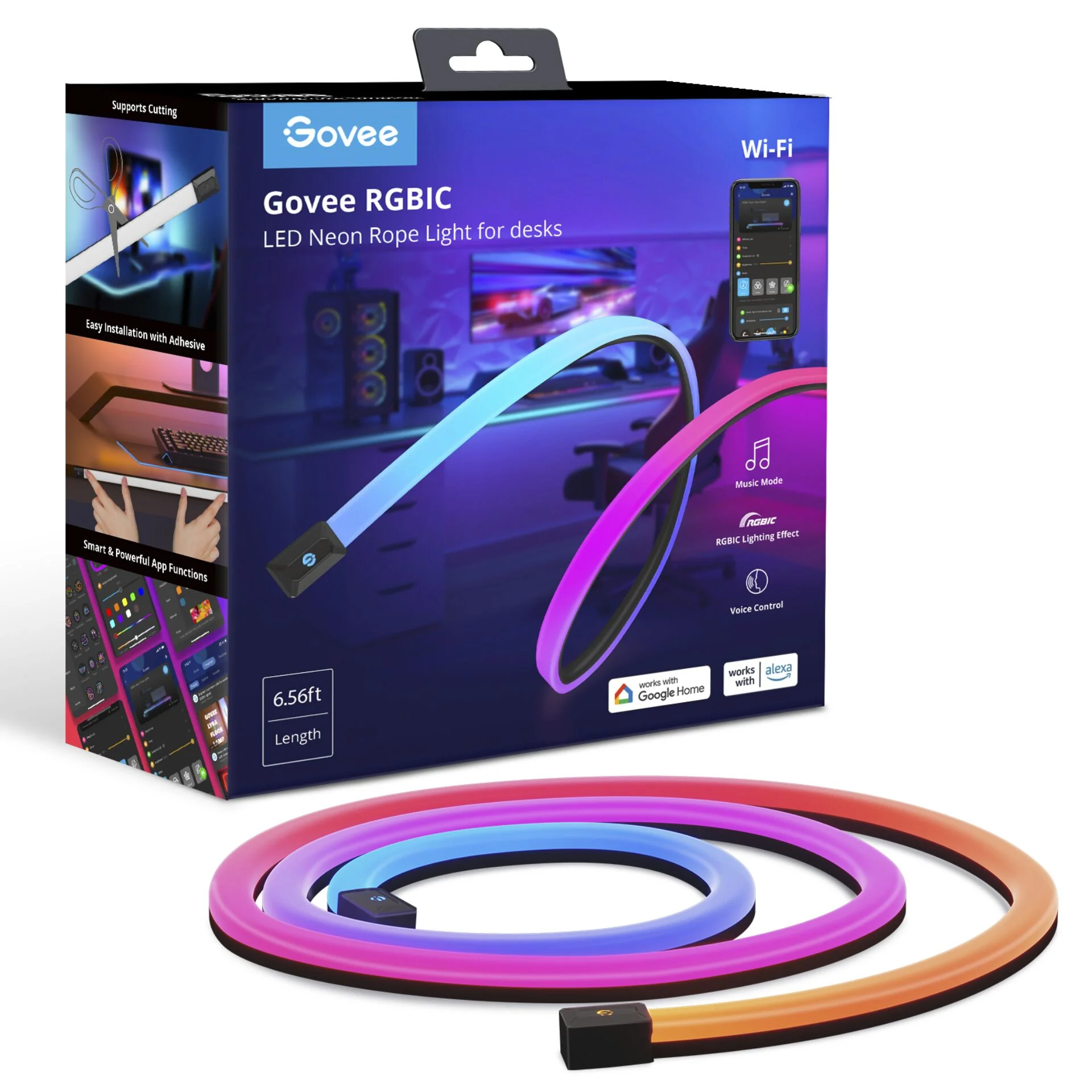 Govee   Neon Gaming Table Light Lightstrips