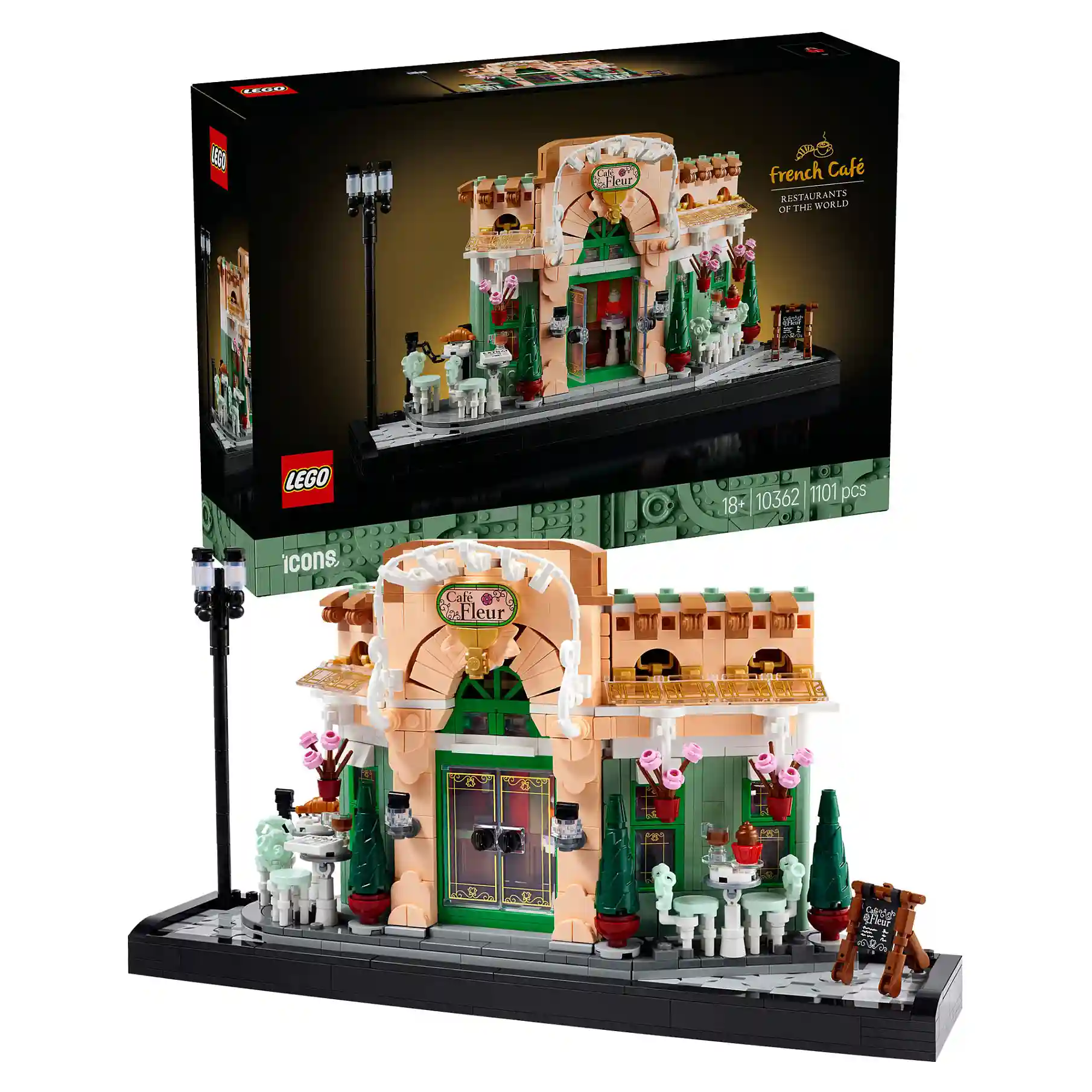 LEGO Icons Franzoesisches Caf  10362 Spielwaren