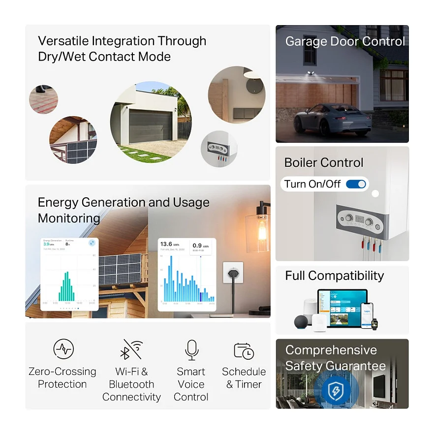 TP Link TAPO S110E UN  Smart Home Aktor Schaltaktor 7 Kanaele Smart Home